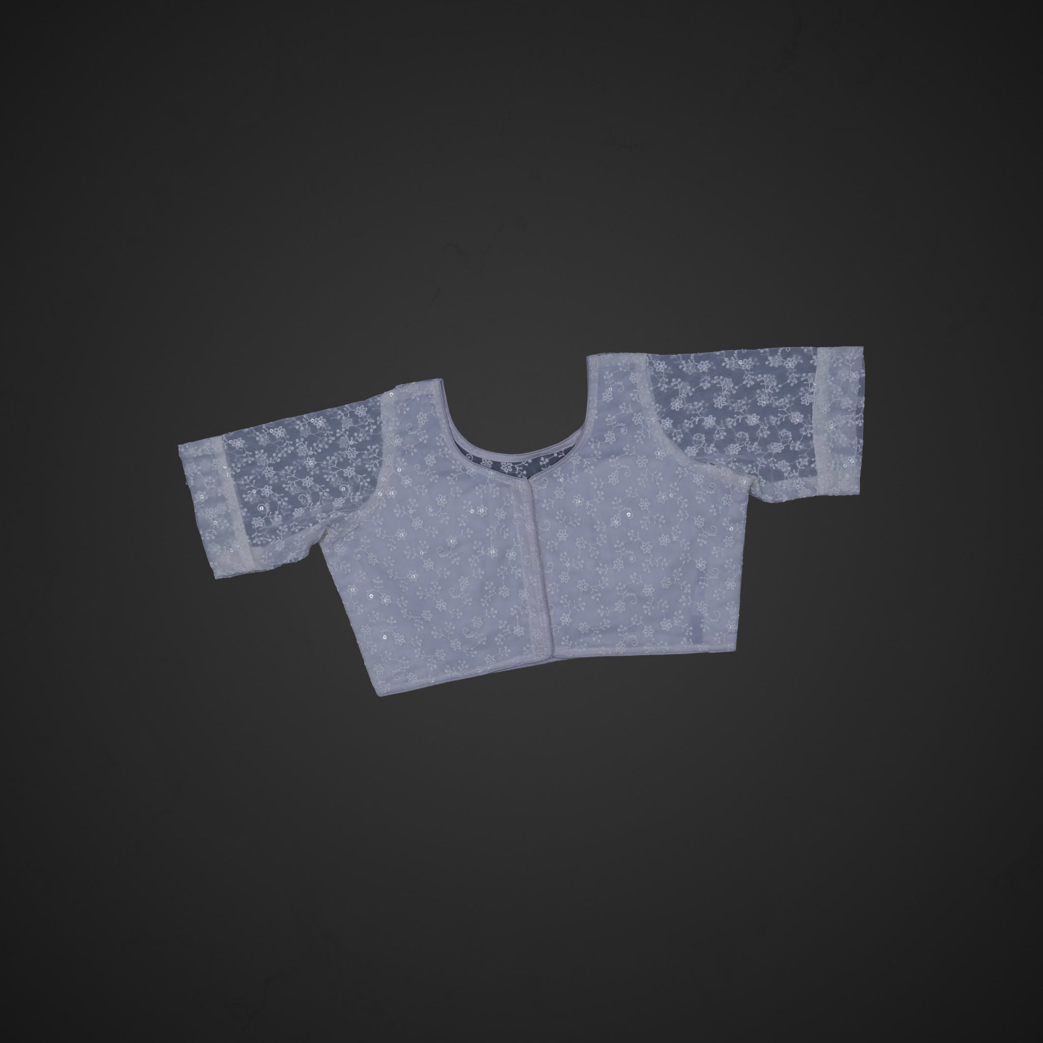 Georgette V Neck Readymade Blouse