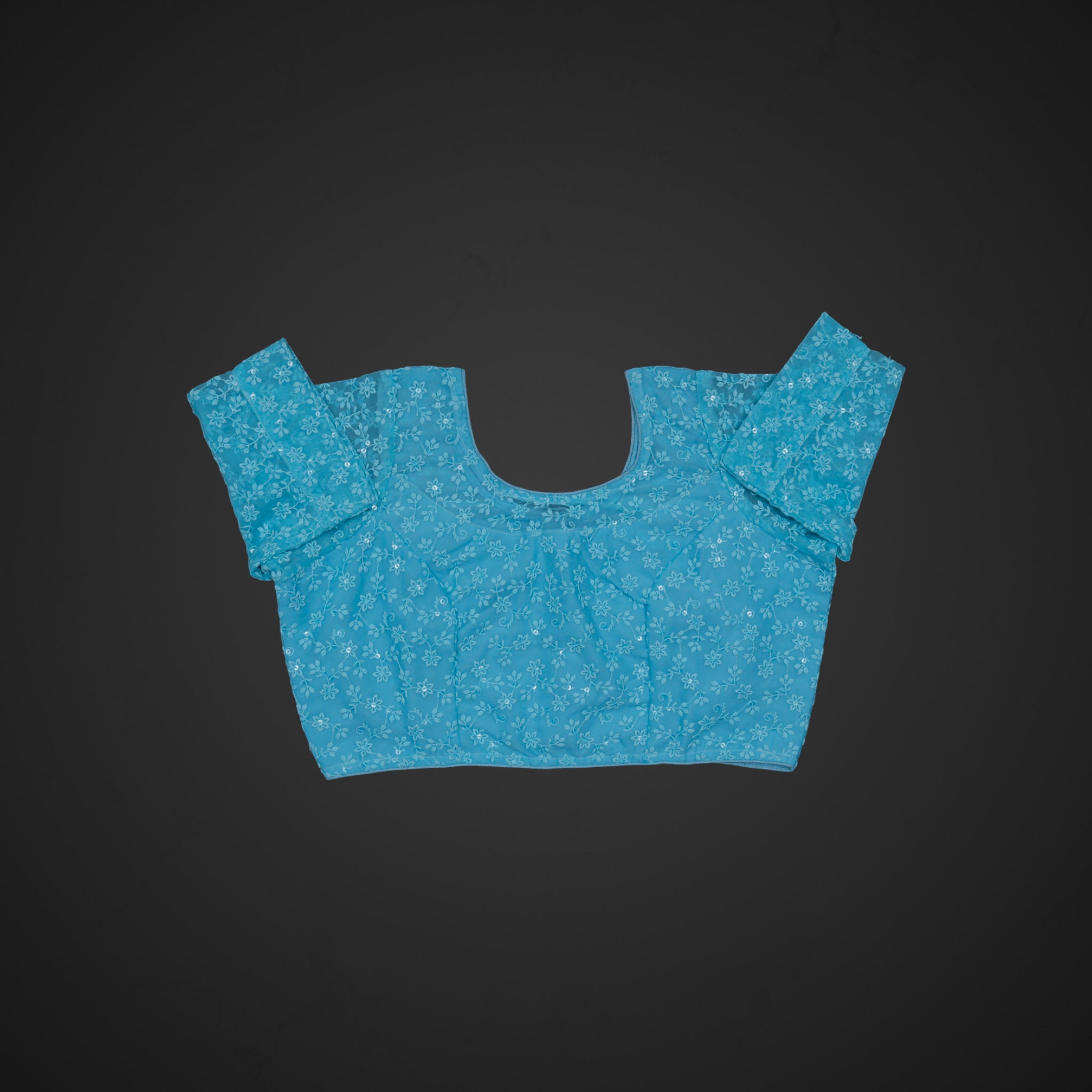 Georgette V Neck Readymade Blouse