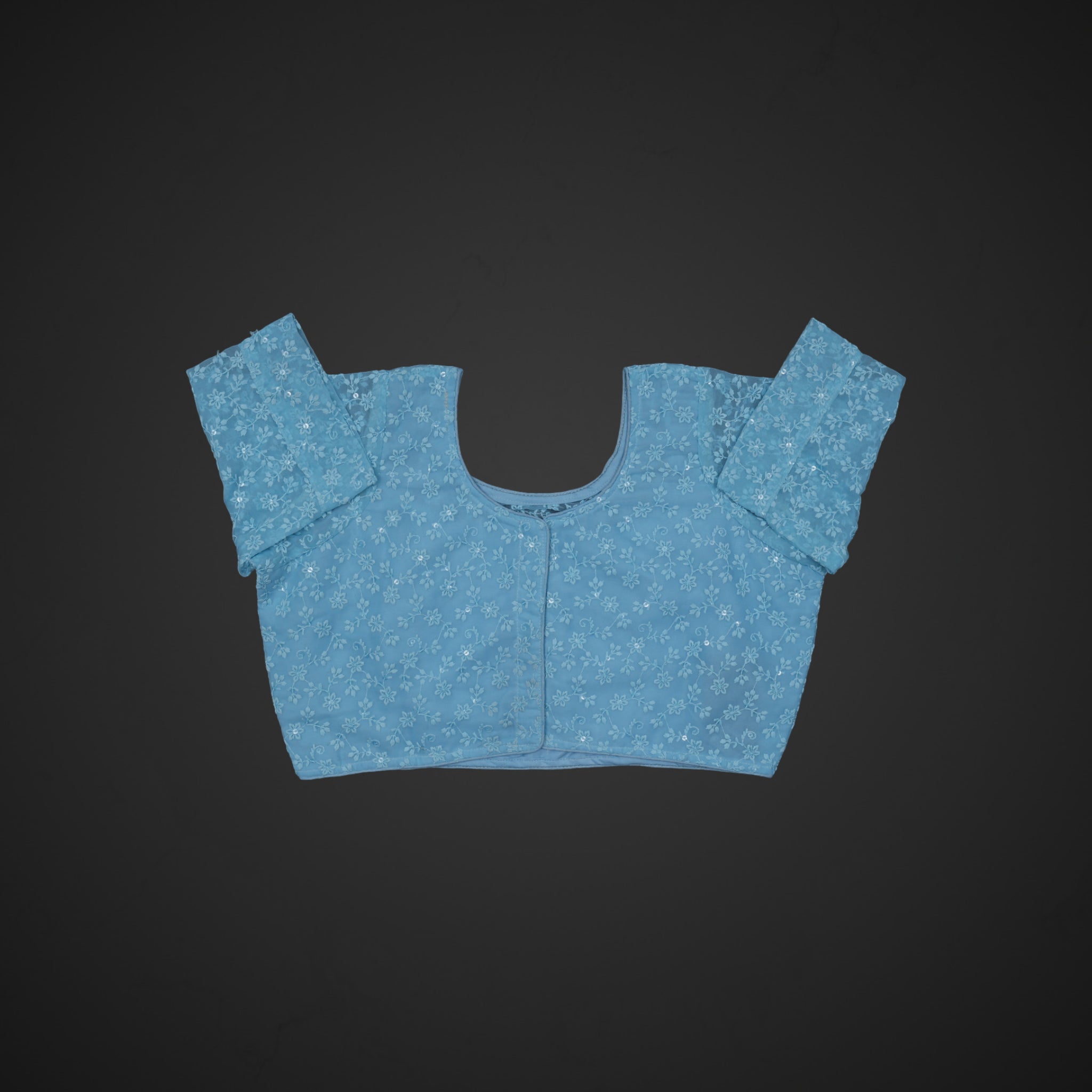 Georgette V Neck Readymade Blouse