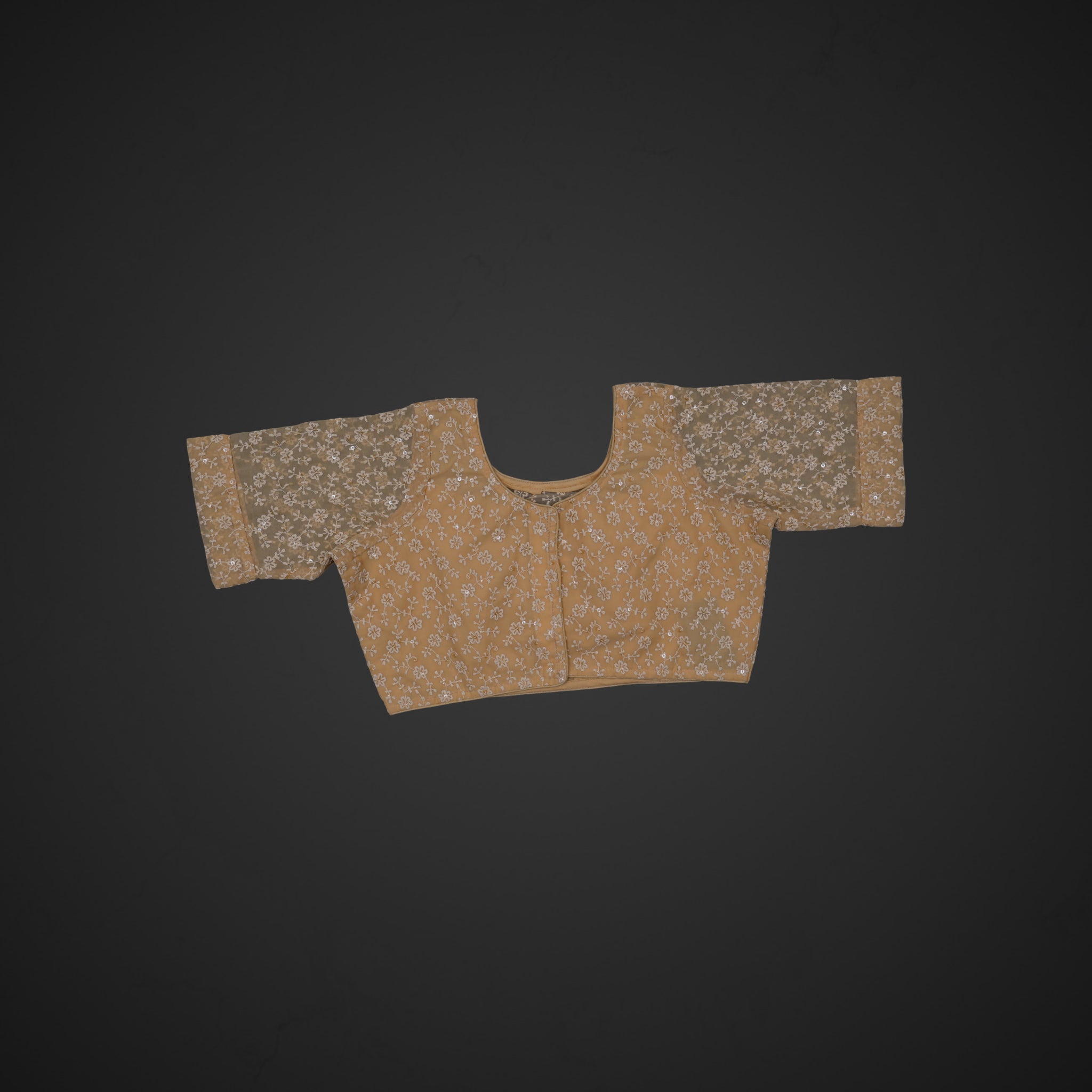 Georgette V Neck Readymade Blouse