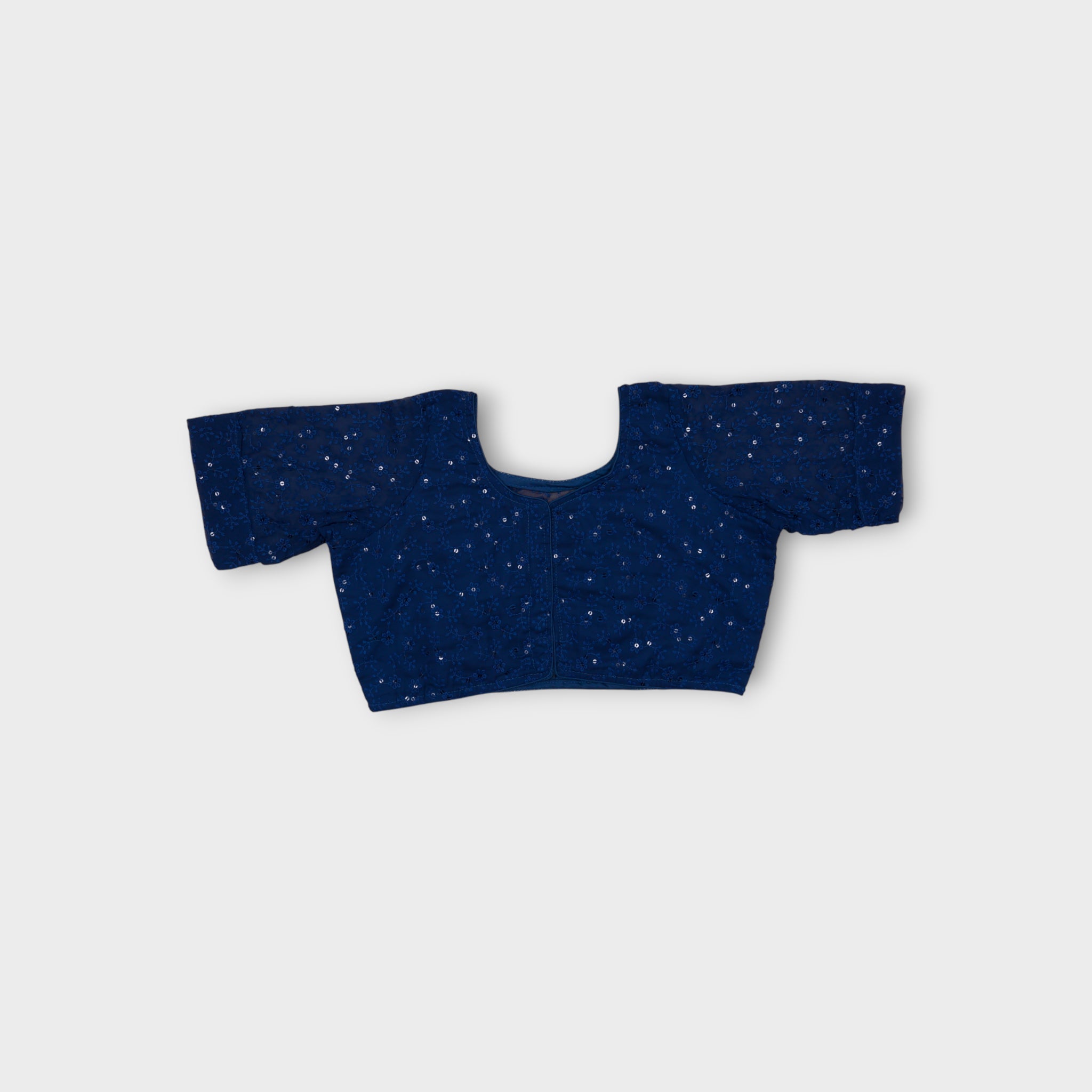 Georgette V Neck Readymade Blouse