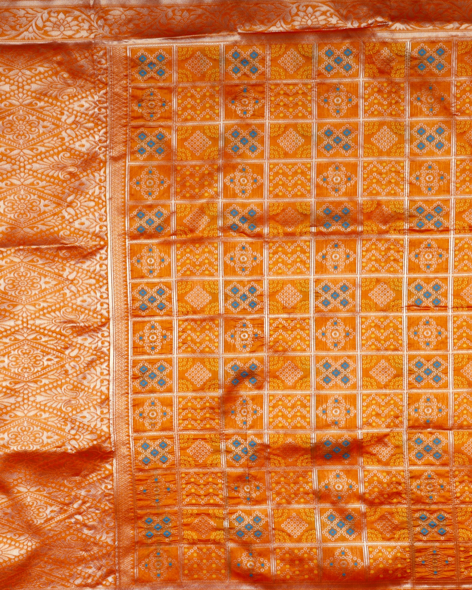 Timeless Chanderi Dupatta with Gold Accents
