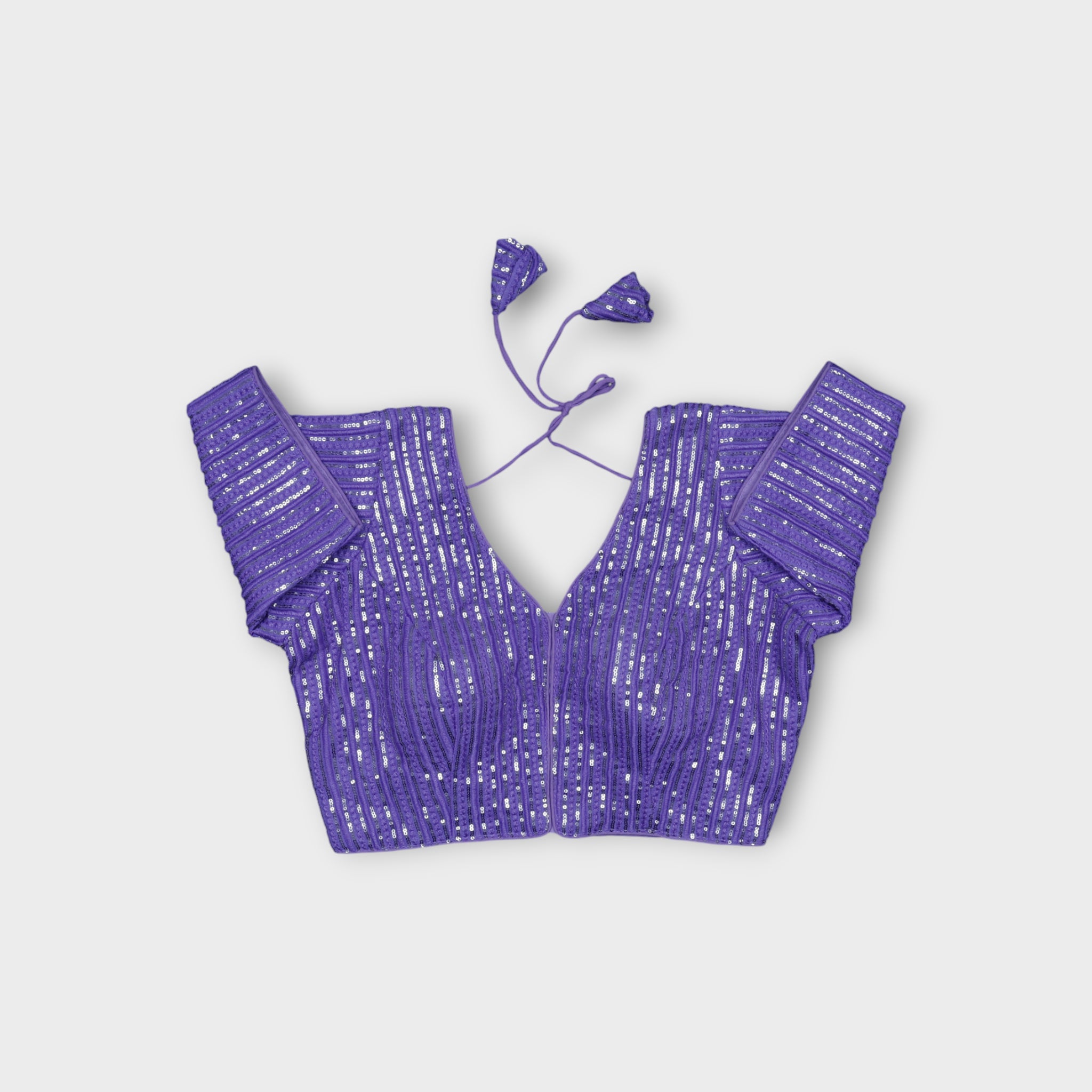 Chic V Neck Georgette Blouse for Effortless Style