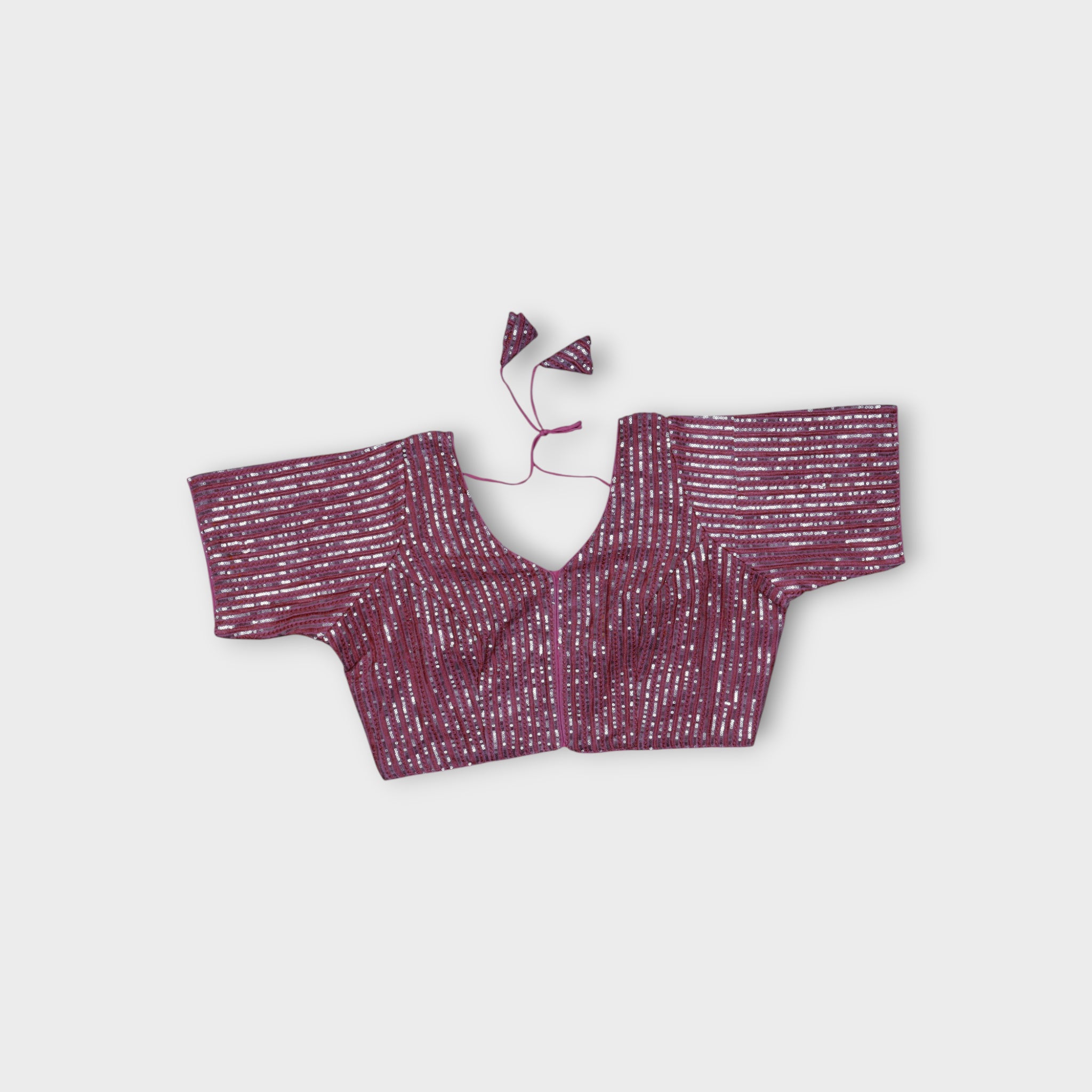 Chic Georgette V Neck Blouse for Effortless Style