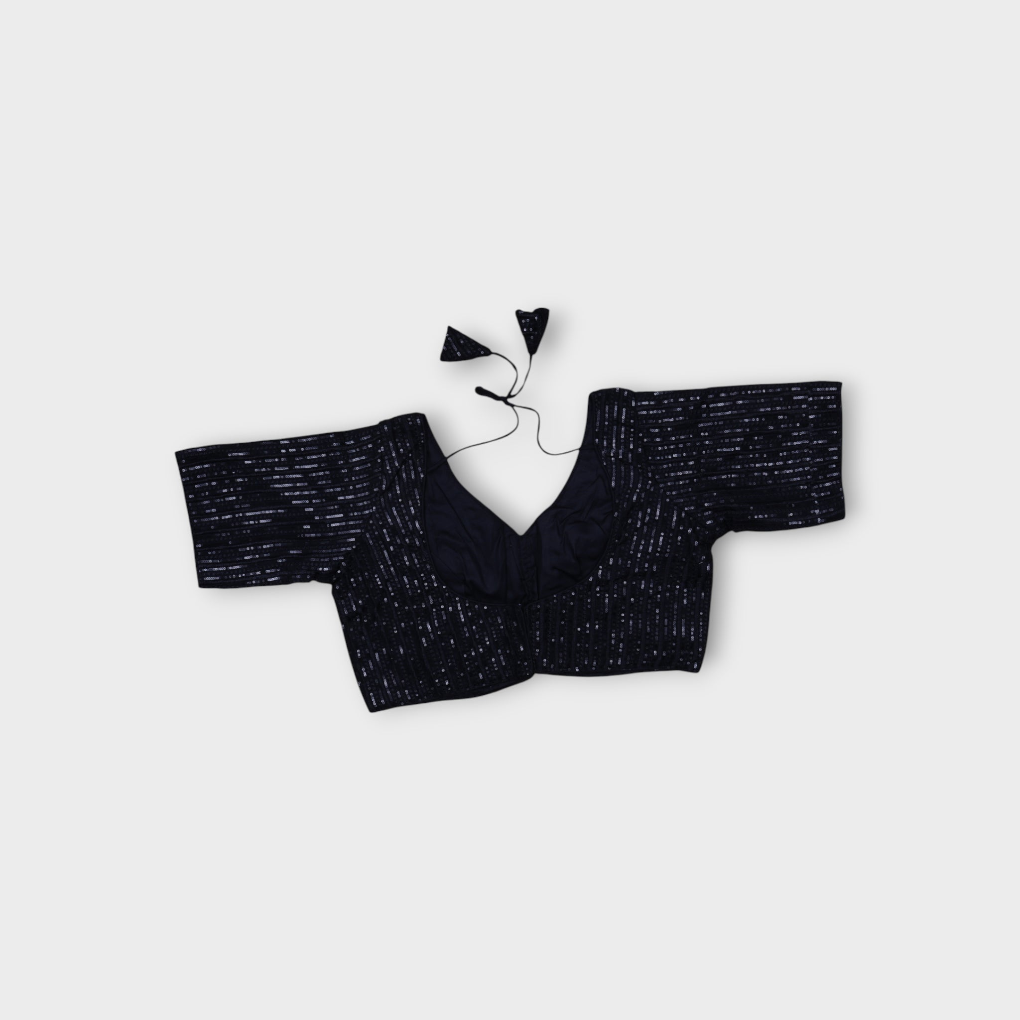 Chic Georgette V Neck Blouse for Effortless Style