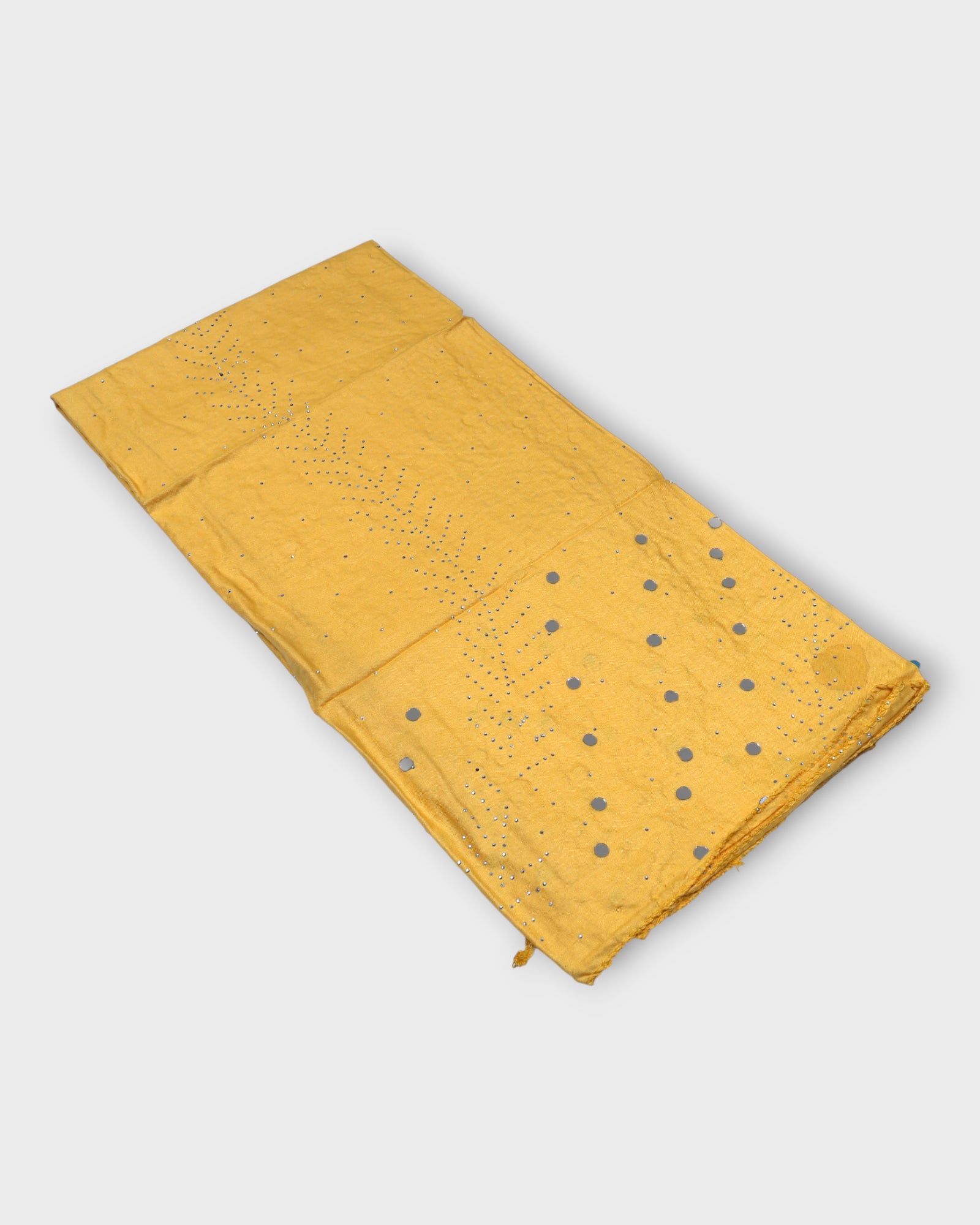 Radiant Silk Dupatta with Dazzling Mirrors