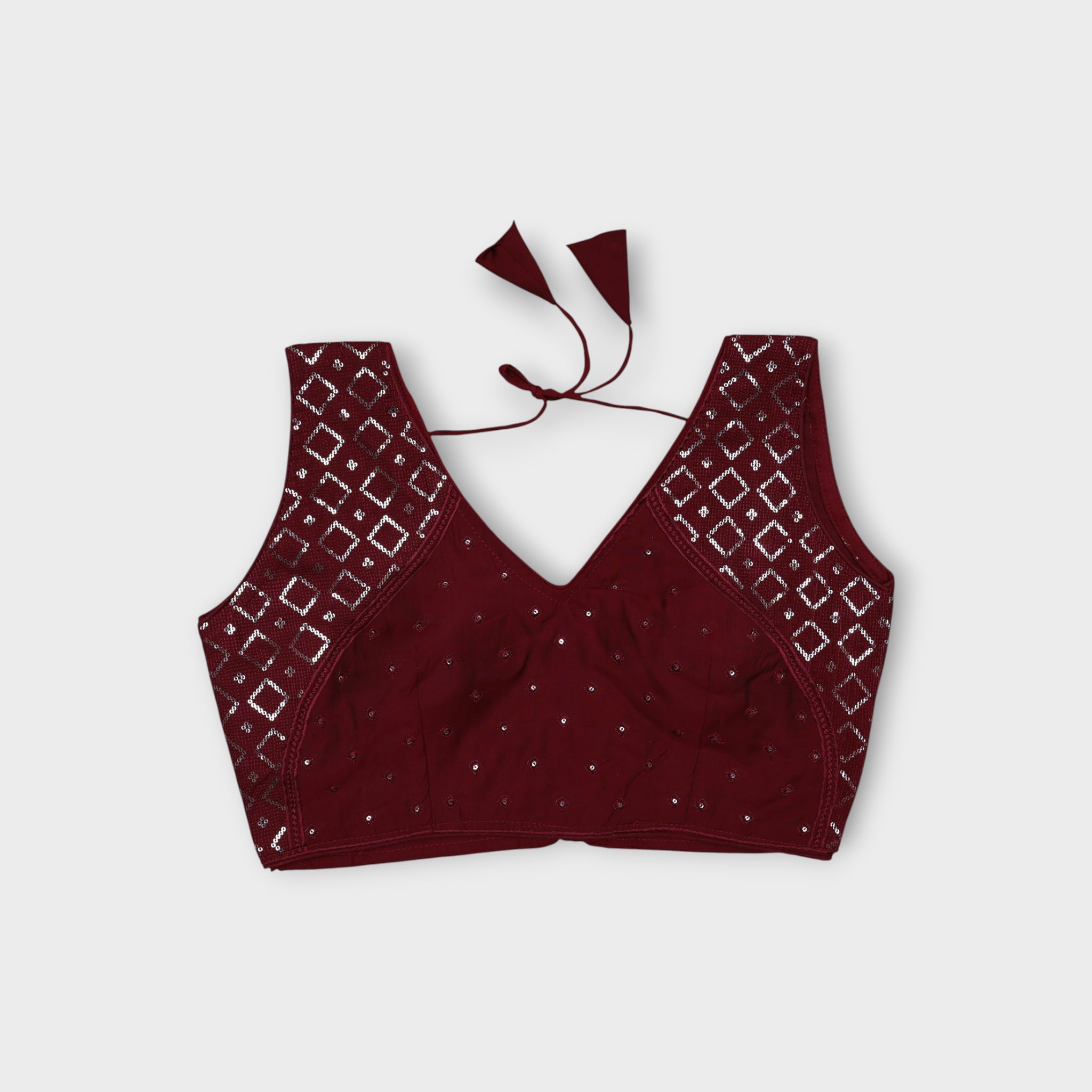 Embellished Silk Readymade Blouse