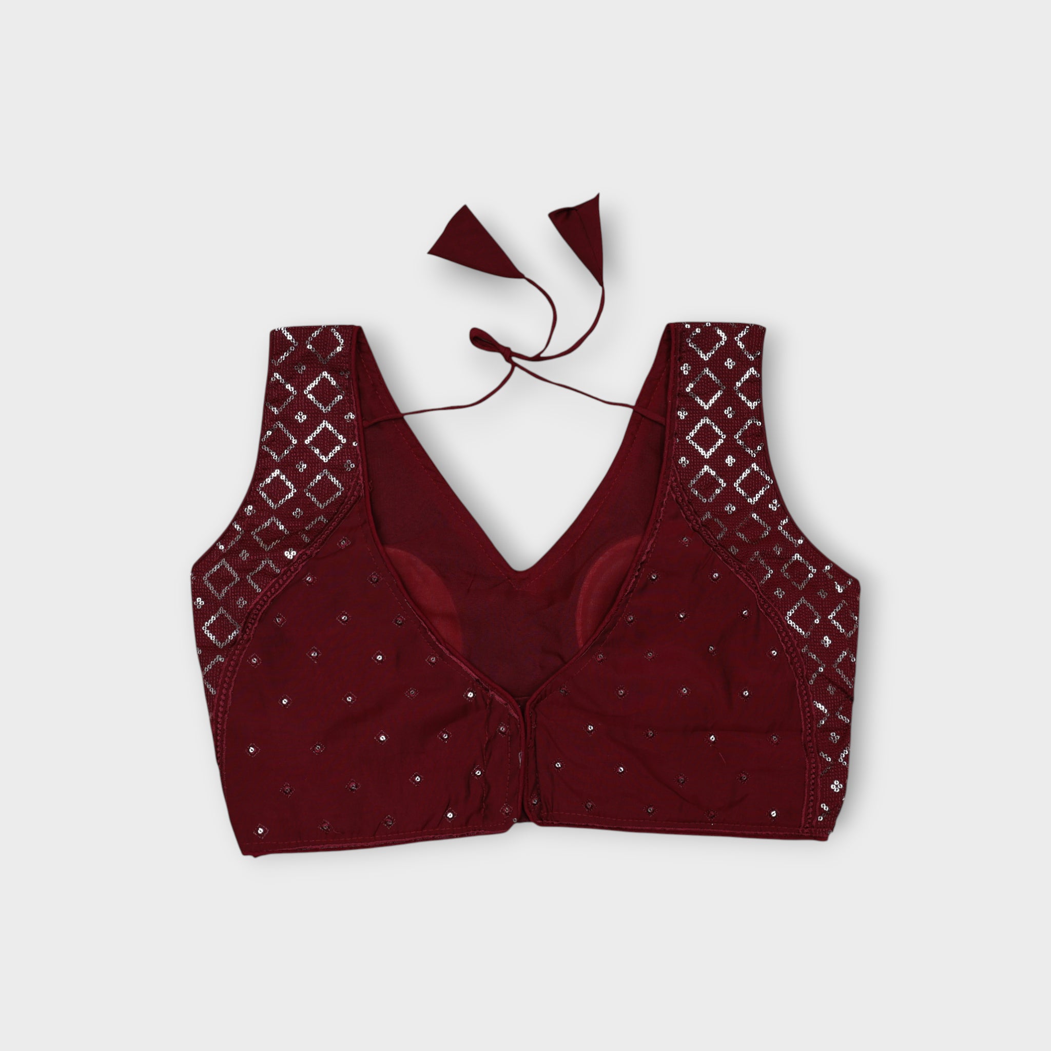 Embellished Silk Readymade Blouse