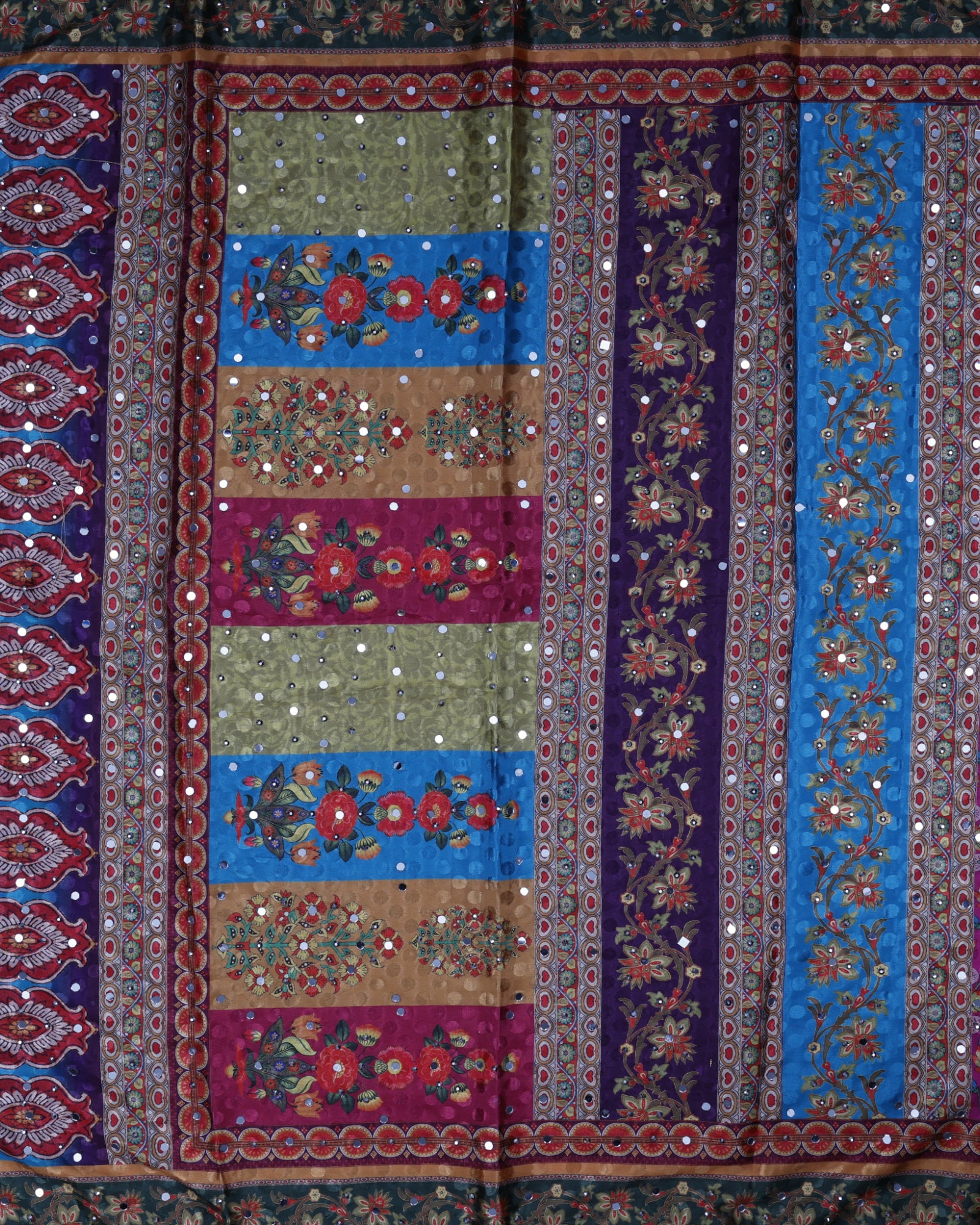 Festive Charm Multicolor Silk Jacquard Dupatta