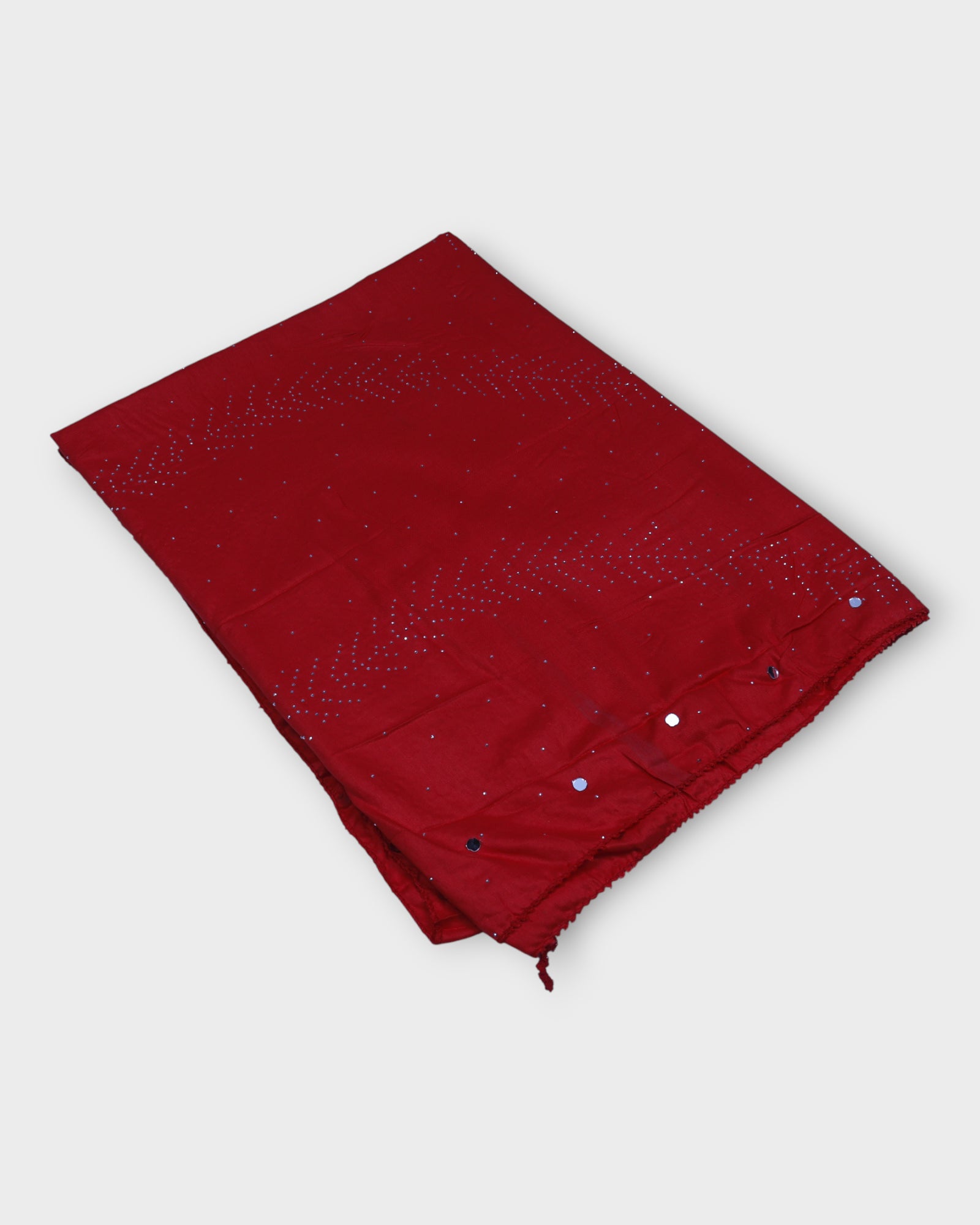 Radiant Silk Dupatta with Dazzling Mirrors