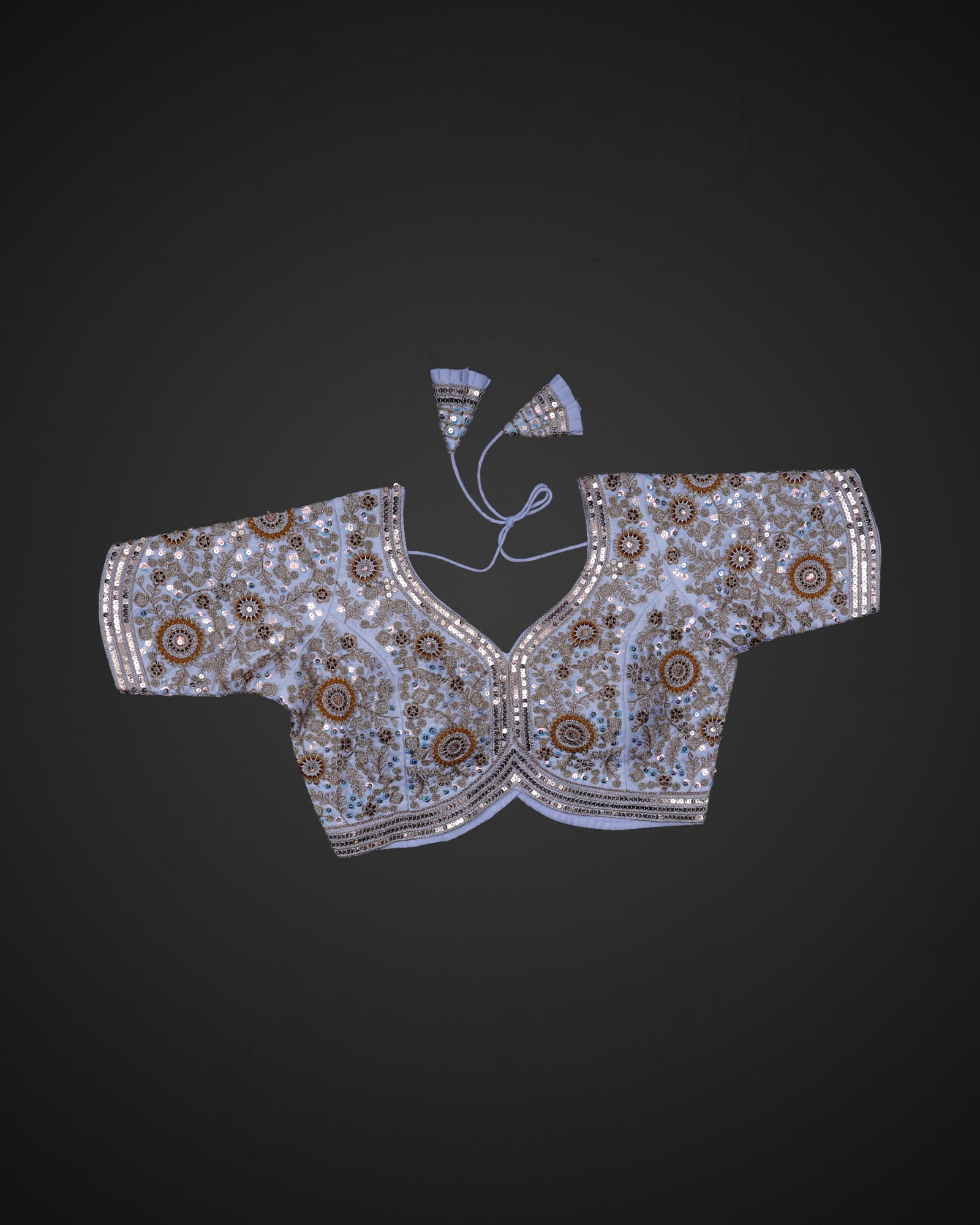 Silk Serenity V Neck Blouse for Timeless Style