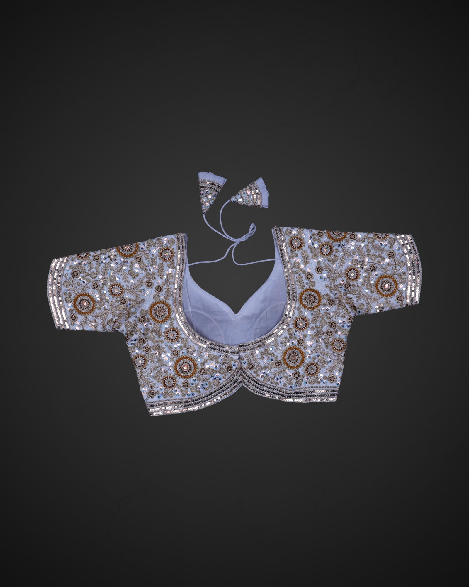 Silk Serenity V Neck Blouse for Timeless Style