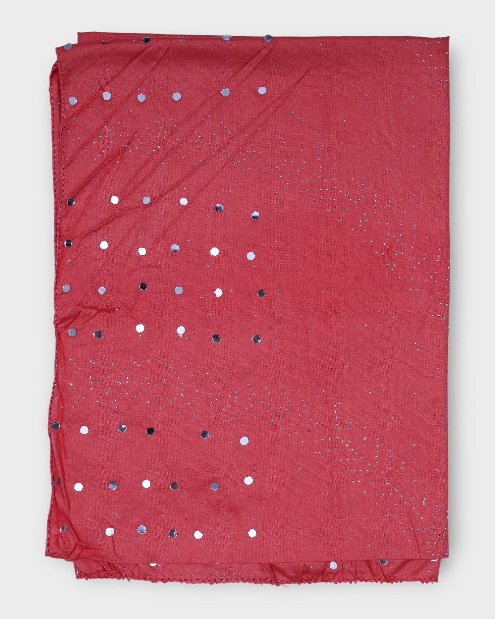 Radiant Silk Dupatta with Dazzling Mirrors