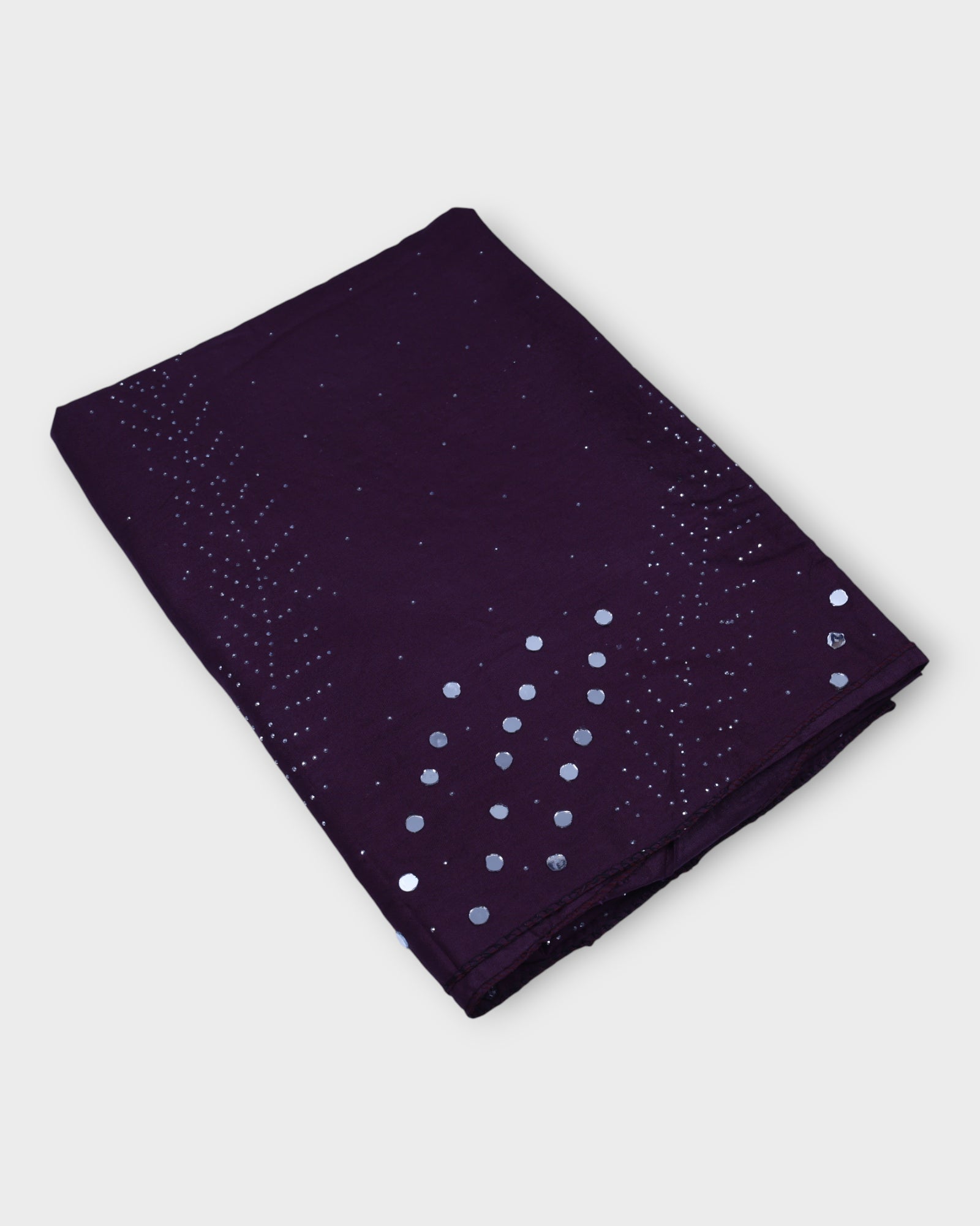 Radiant Silk Dupatta with Dazzling Mirrors