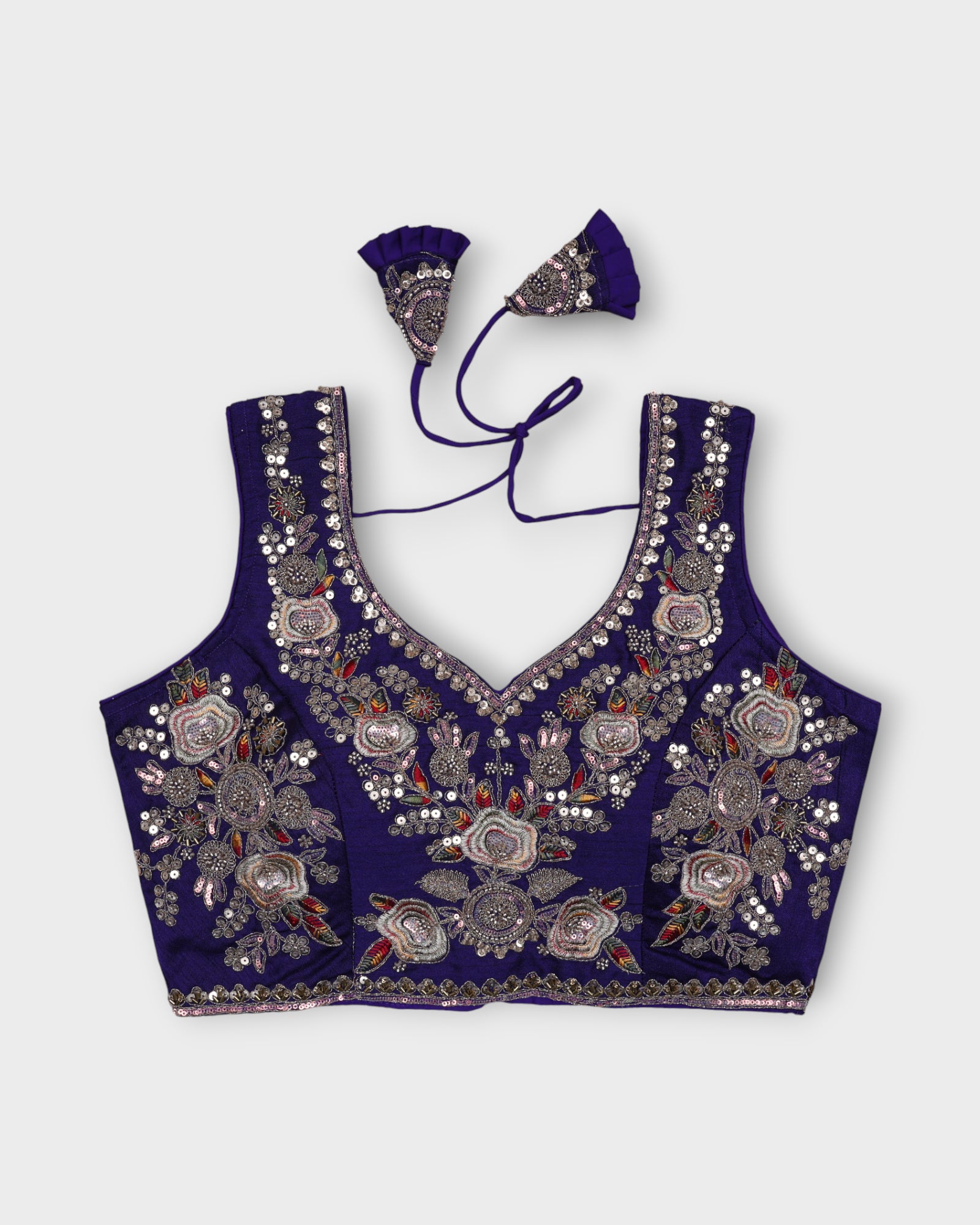 Luxe Silk Readymade Blouse