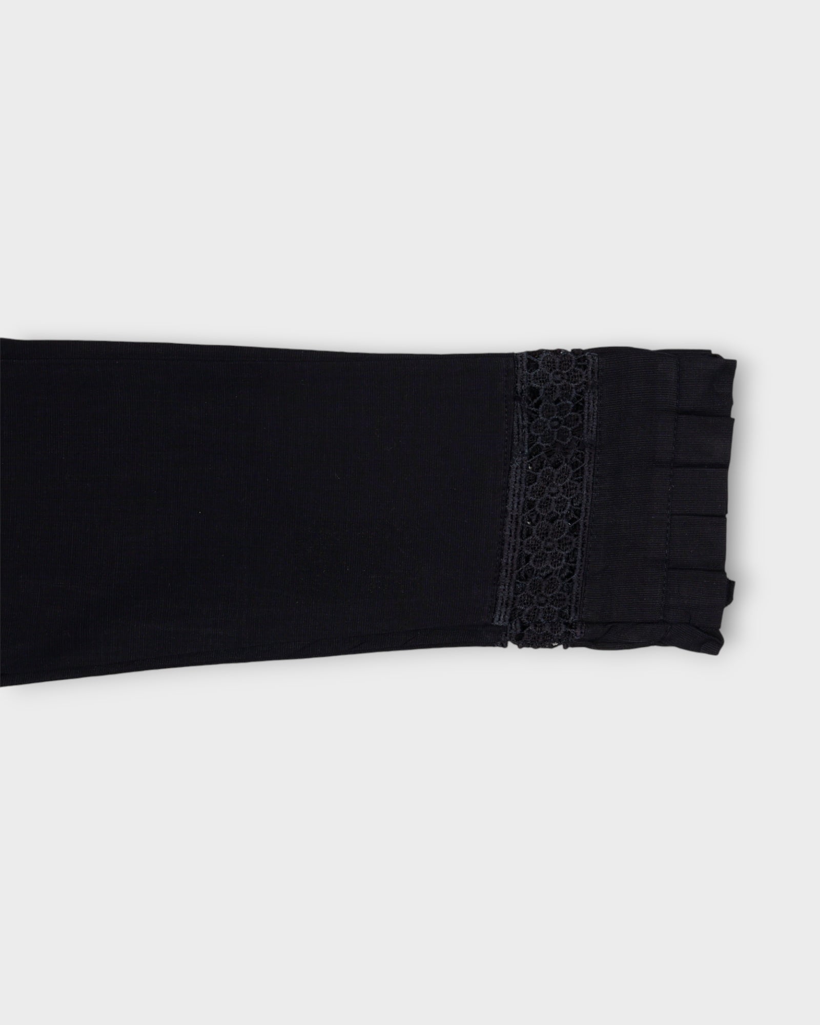 Black Cotton Comfortable Fit Ethnic Pants