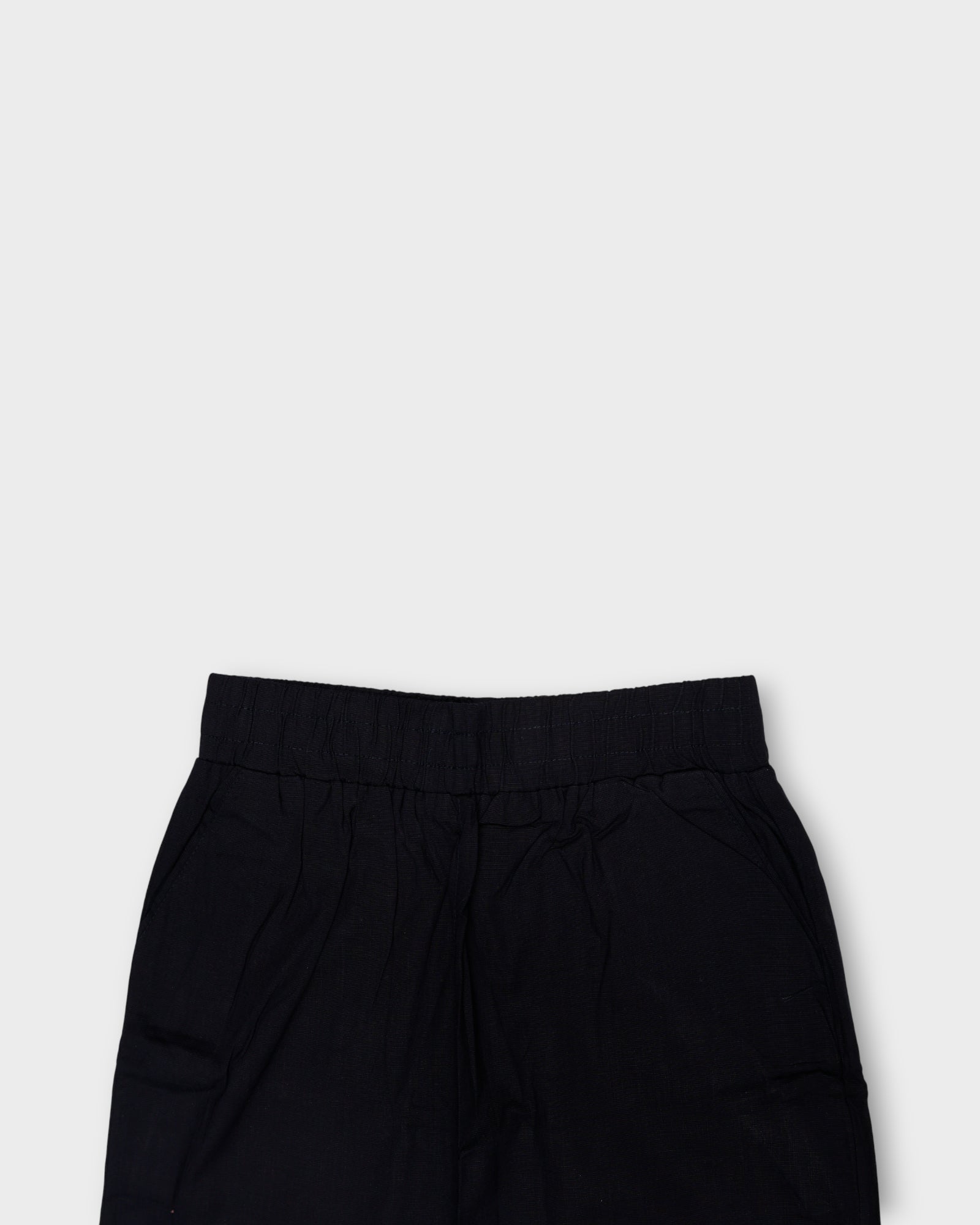 Black Cotton Comfortable Fit Ethnic Pants
