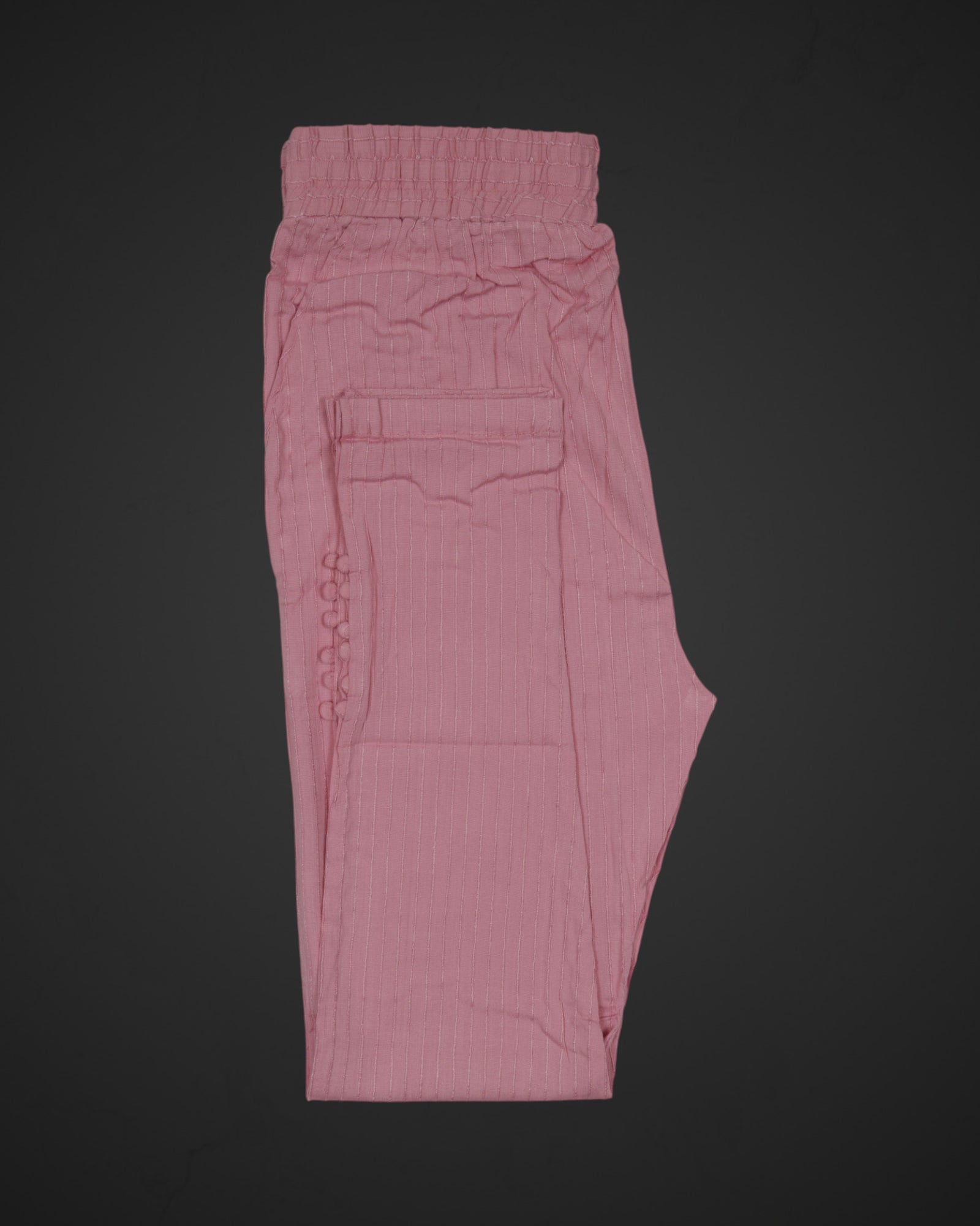 Baby Pink Cotton Pants
