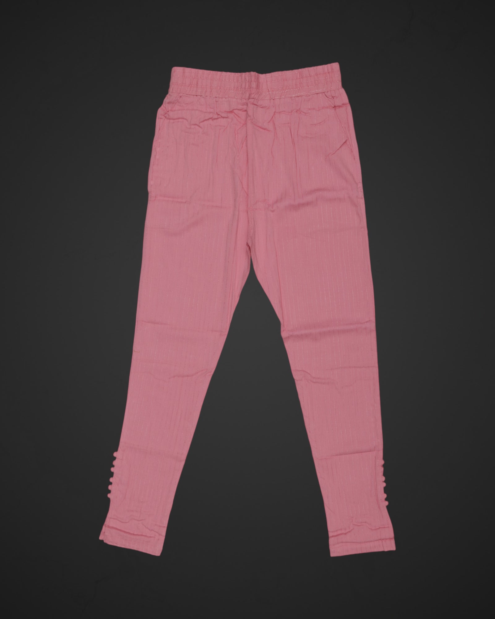 Baby Pink Cotton Pants
