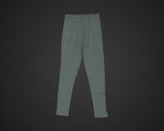 Mint Green Cotton Straight Pants