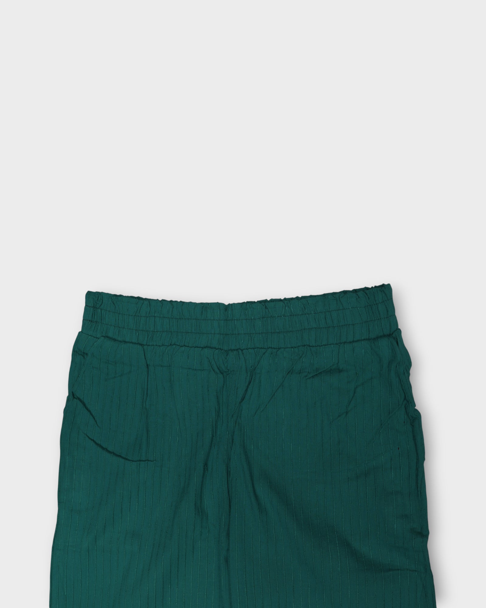 Rama Green Cotton Straight Pants