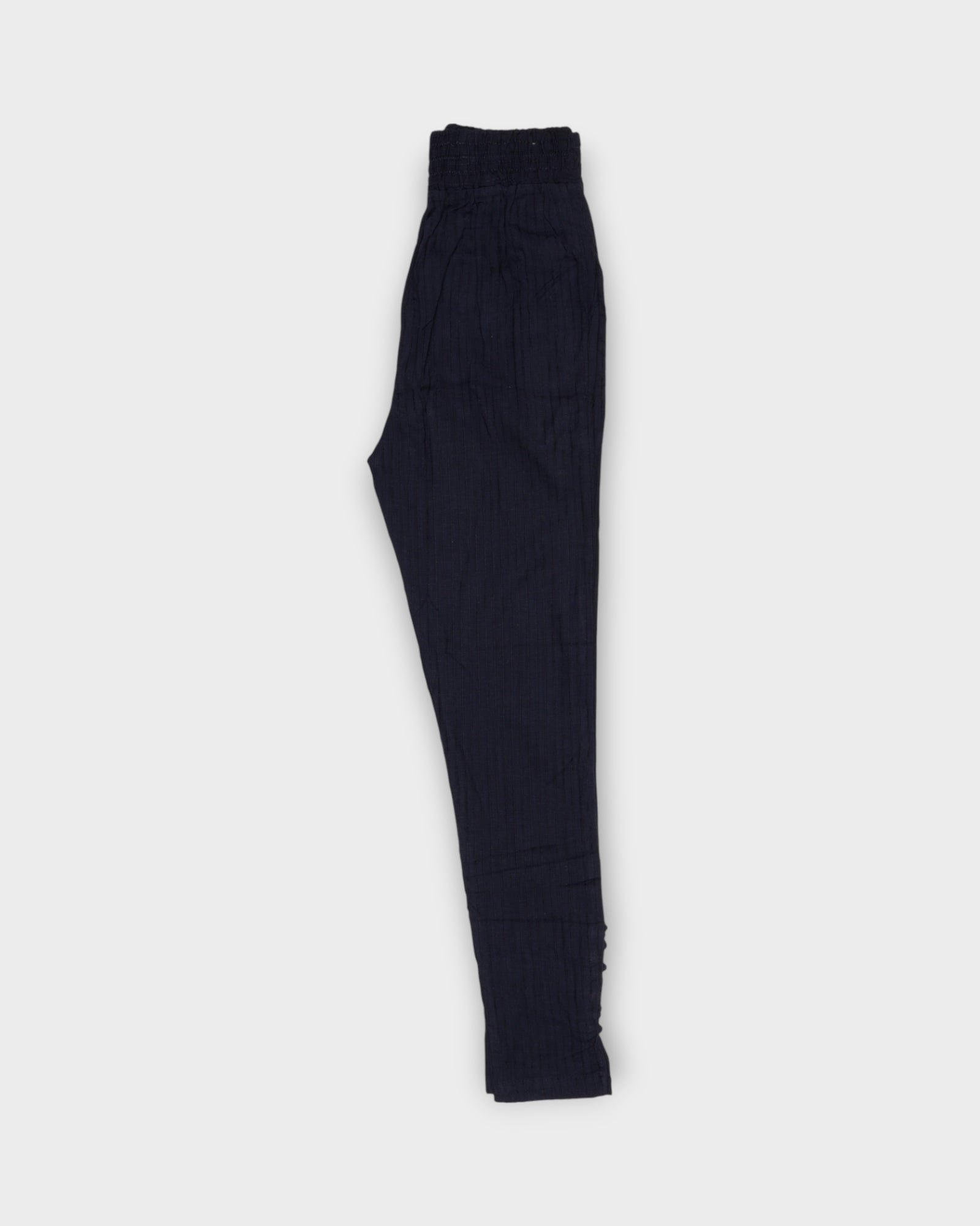 Navy Blue Cotton Palazzo Pants