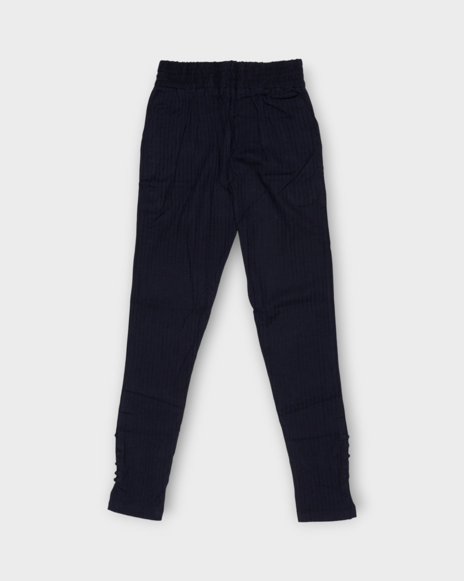 Navy Blue Cotton Palazzo Pants