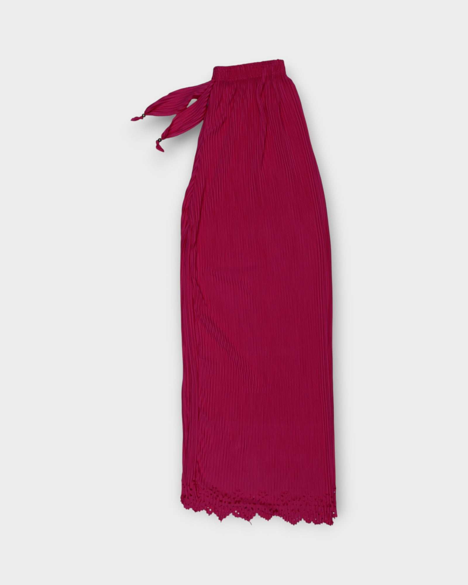 Pink Cotton Printed Palazzo Pants