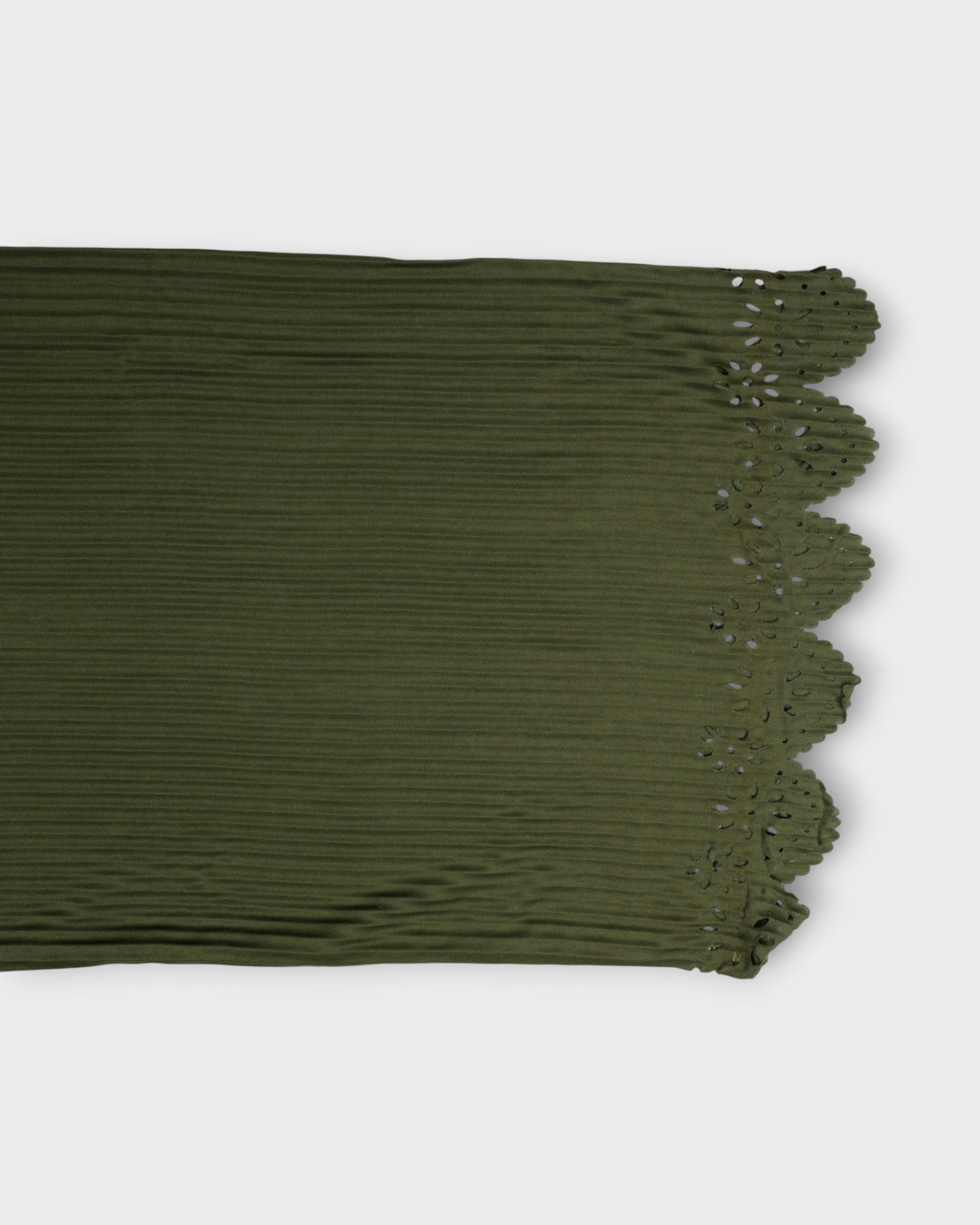 Mehendi Green Cotton Flared Palazzo Pants