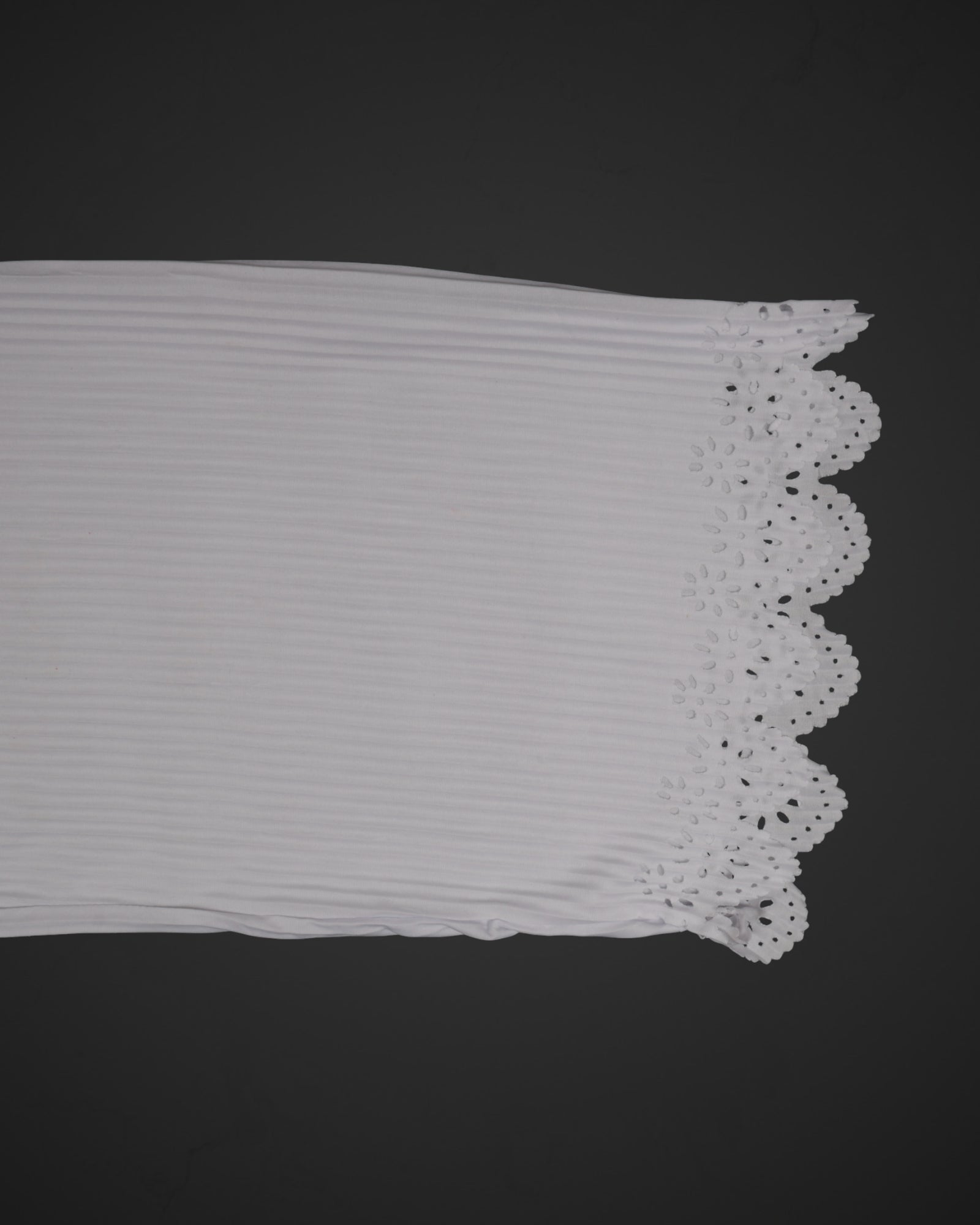 White Cotton Flared Palazzo Pants