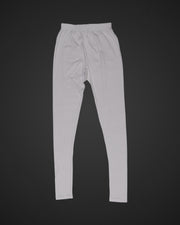 White Lycra Cotton Leggings