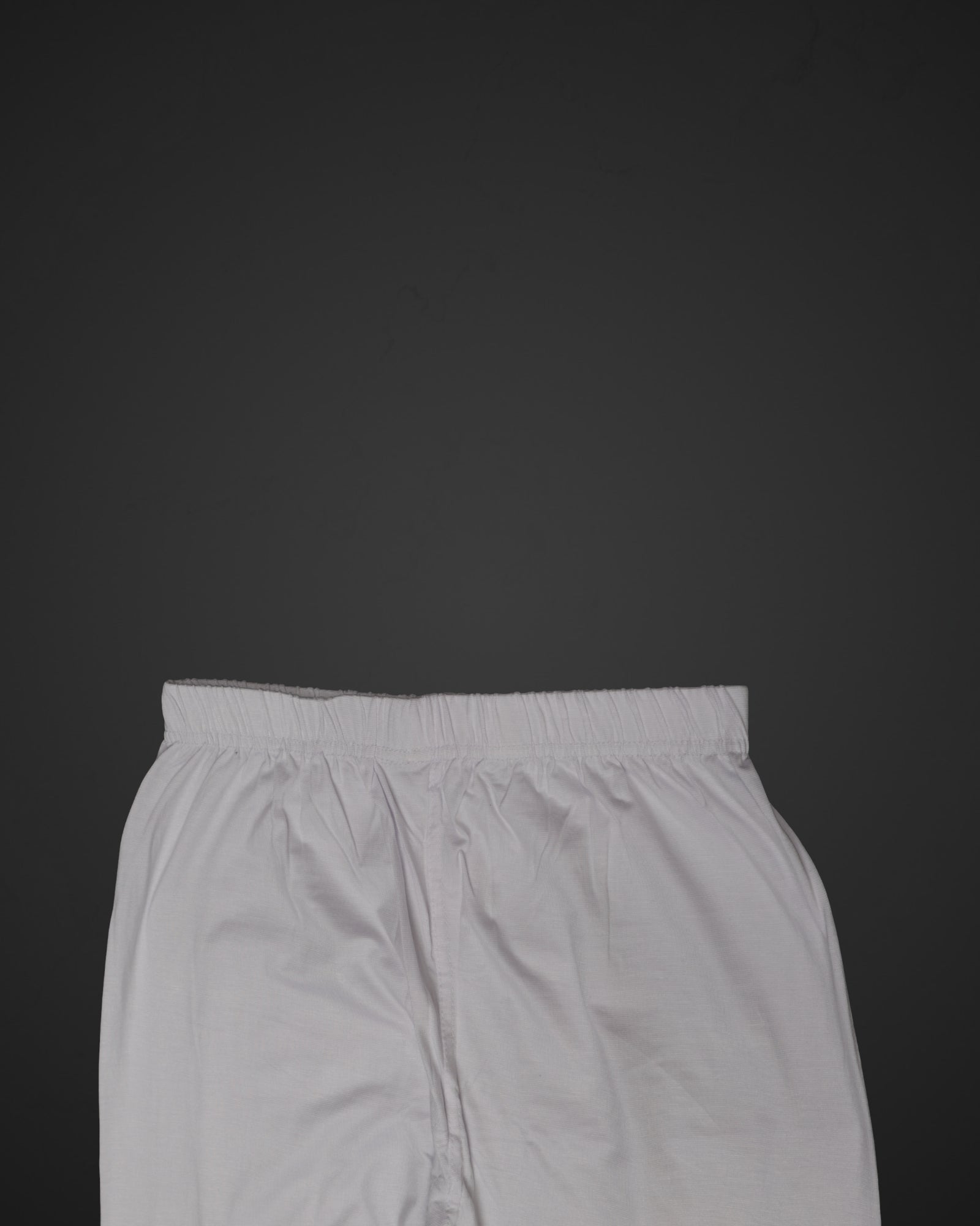 White Lycra Cotton Leggings