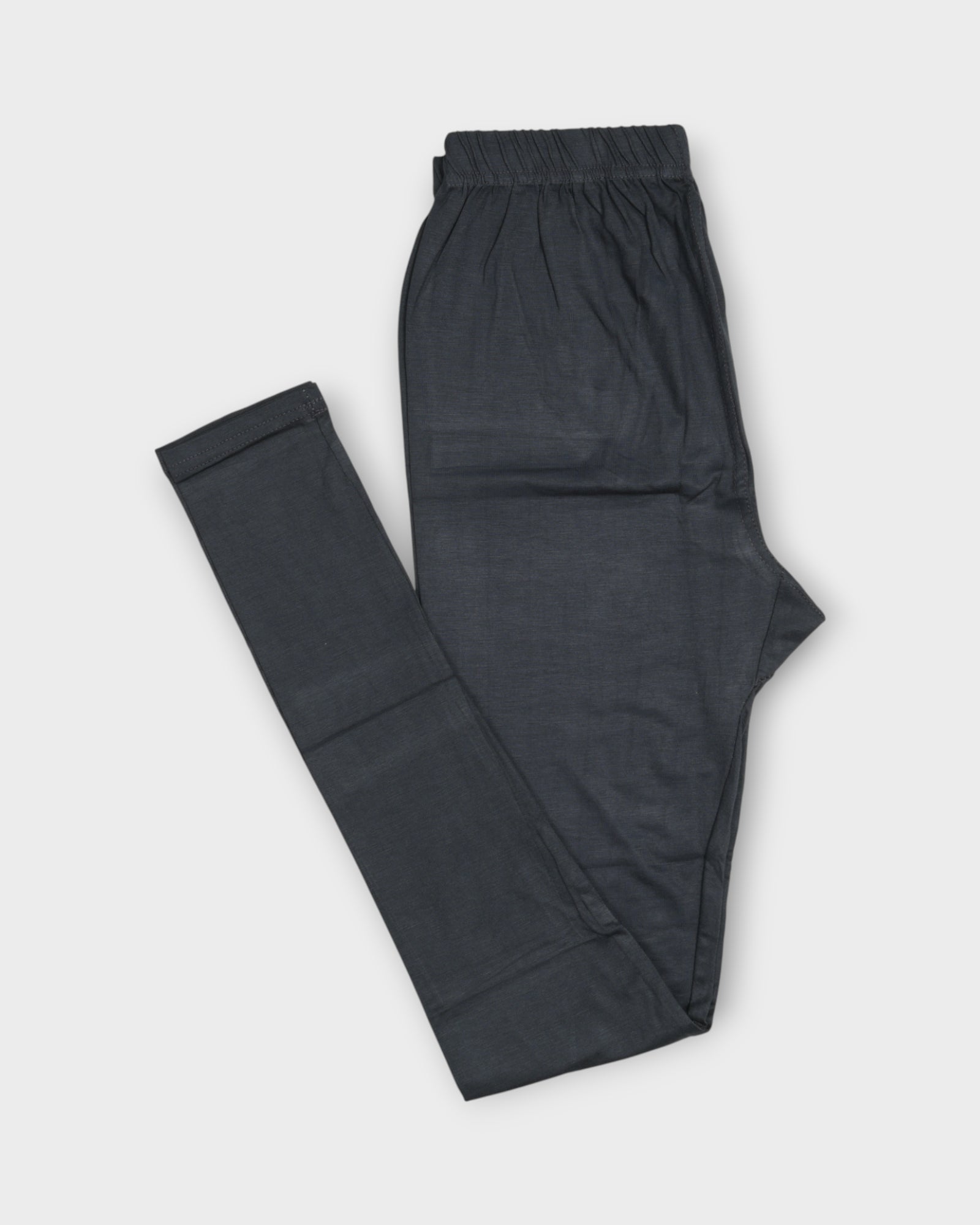 Grey Cotton Lycra Leggings