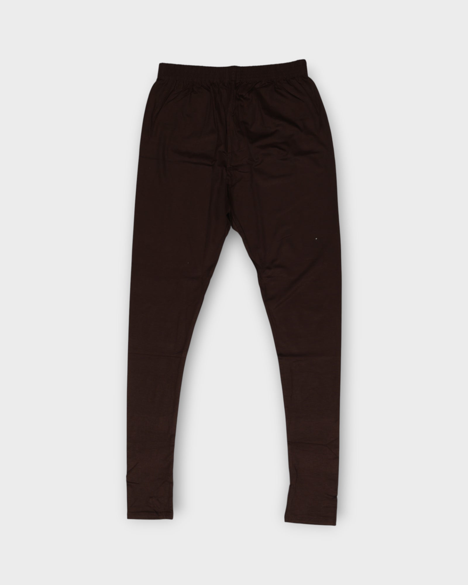 Dark Brown Lycra Cotton Leggings
