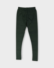Bottle Green Cotton Lycra Leggings