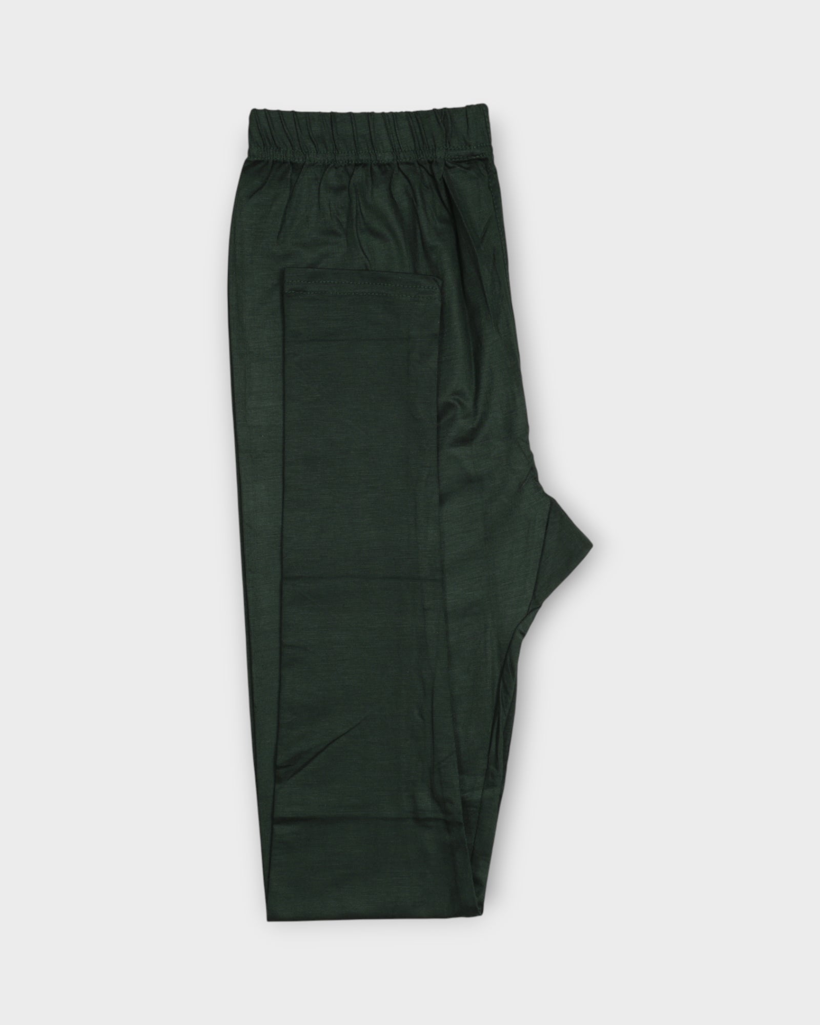 Bottle Green Cotton Lycra Leggings