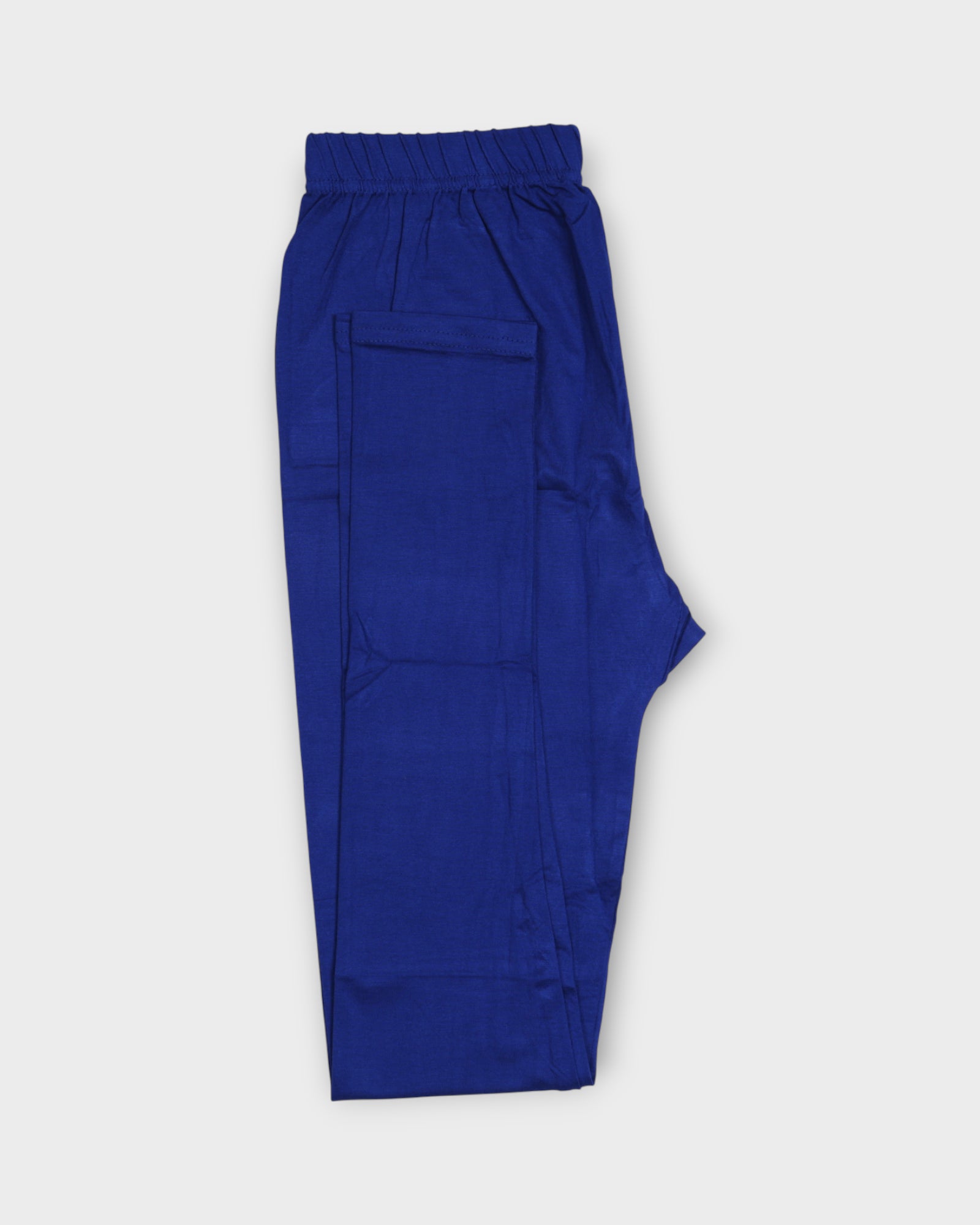 Ink Blue Lycra Cotton Leggings