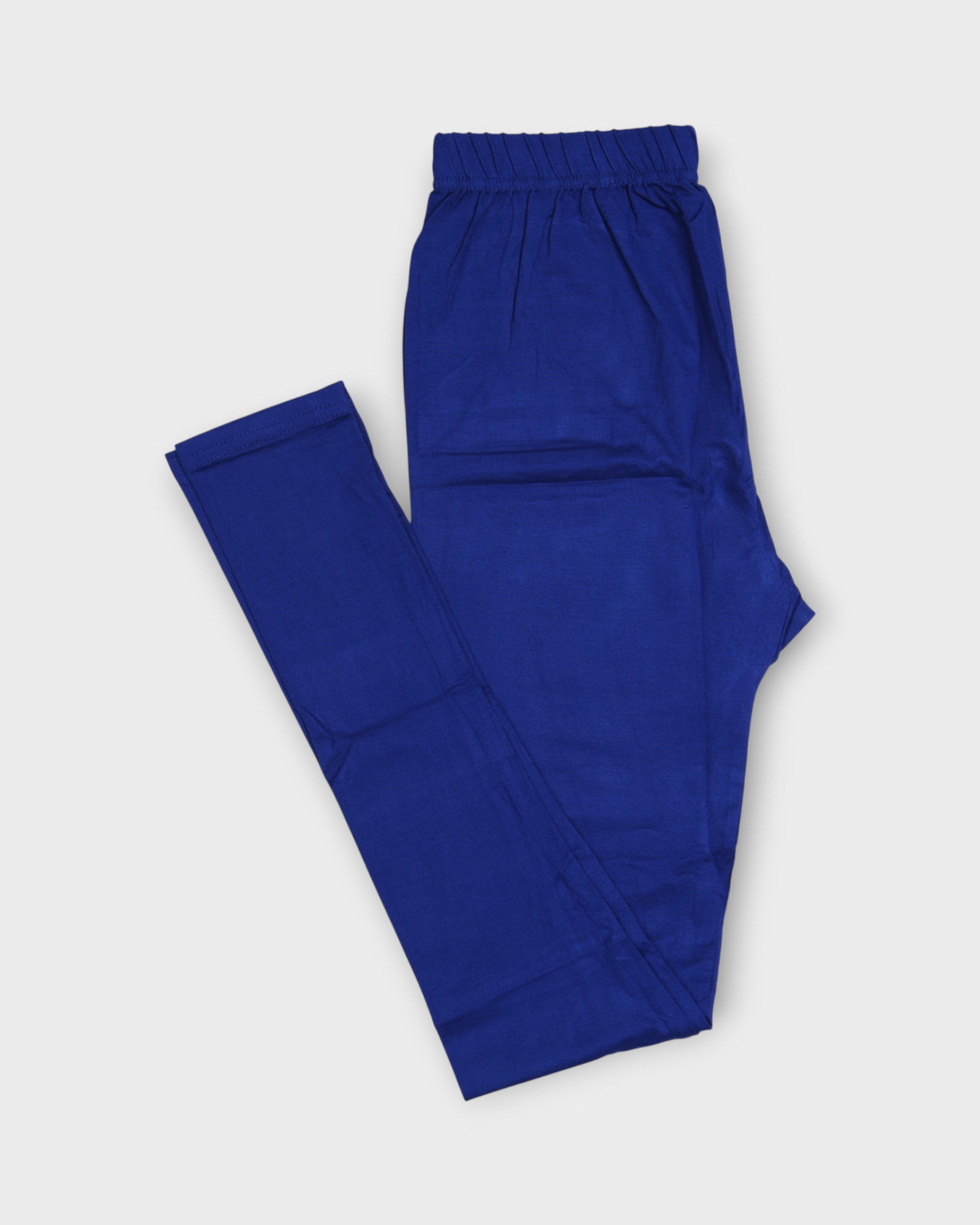 Ink Blue Lycra Cotton Leggings