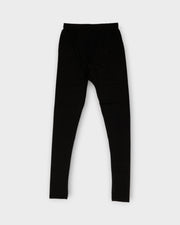 Black Lycra Cotton Ethnic Leggings