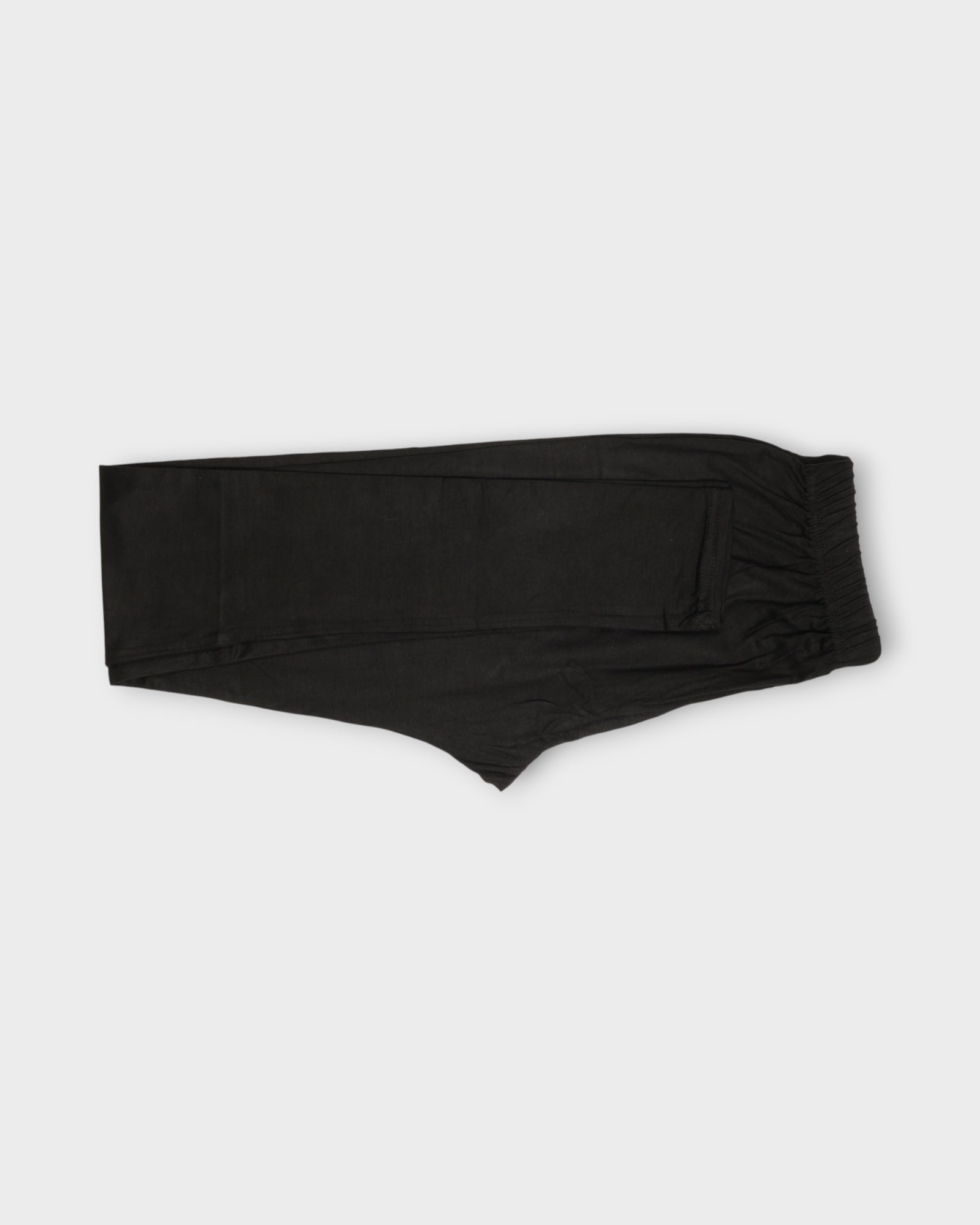 Black Lycra Cotton Ethnic Leggings