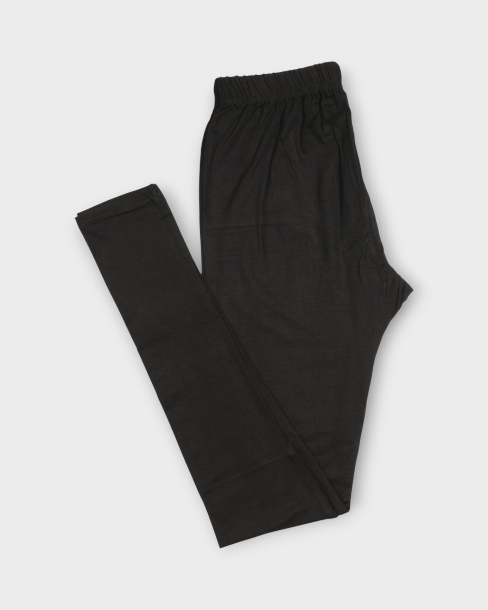 Black Lycra Cotton Ethnic Leggings
