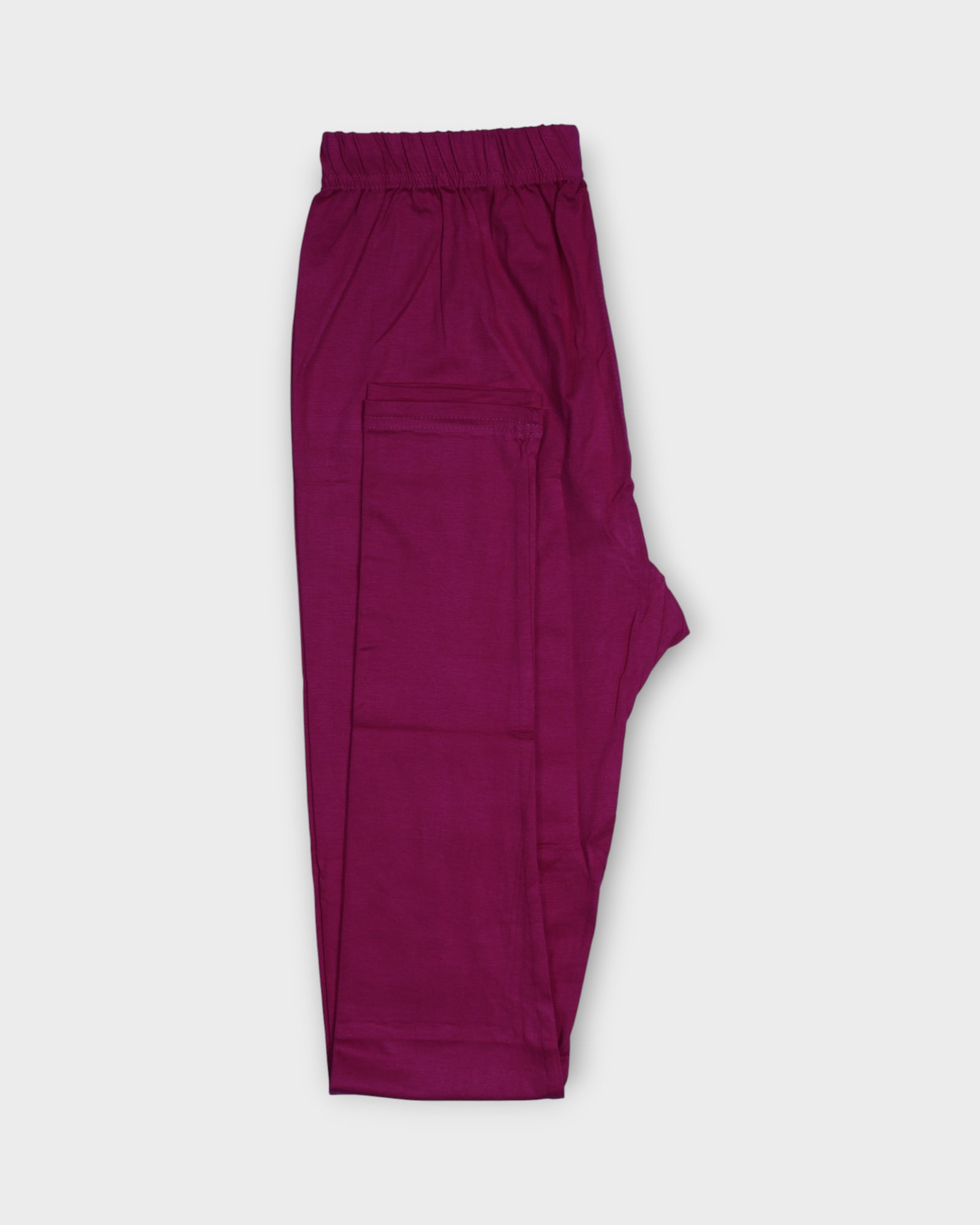 Vibrant Pink Lycra Cotton Leggings