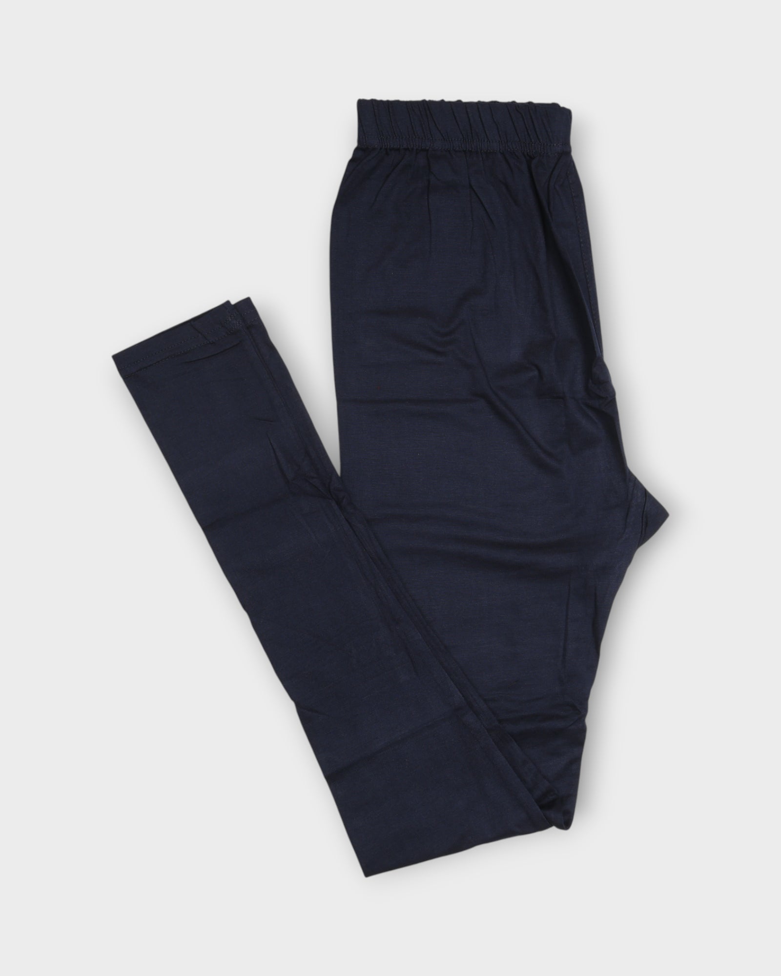 Navy Blue Lycra Cotton Leggings