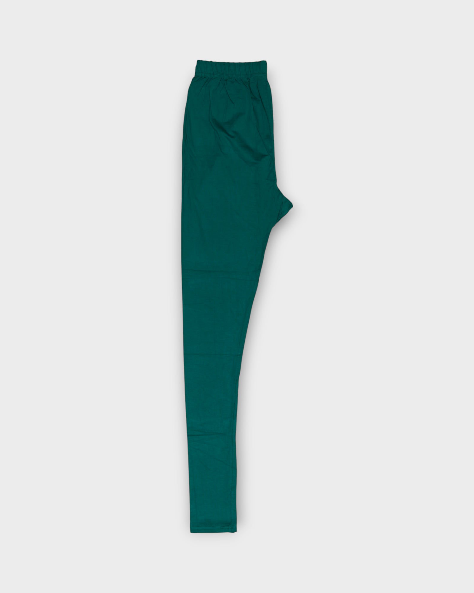 Rama Green Cotton Leggings With Stylish Fit