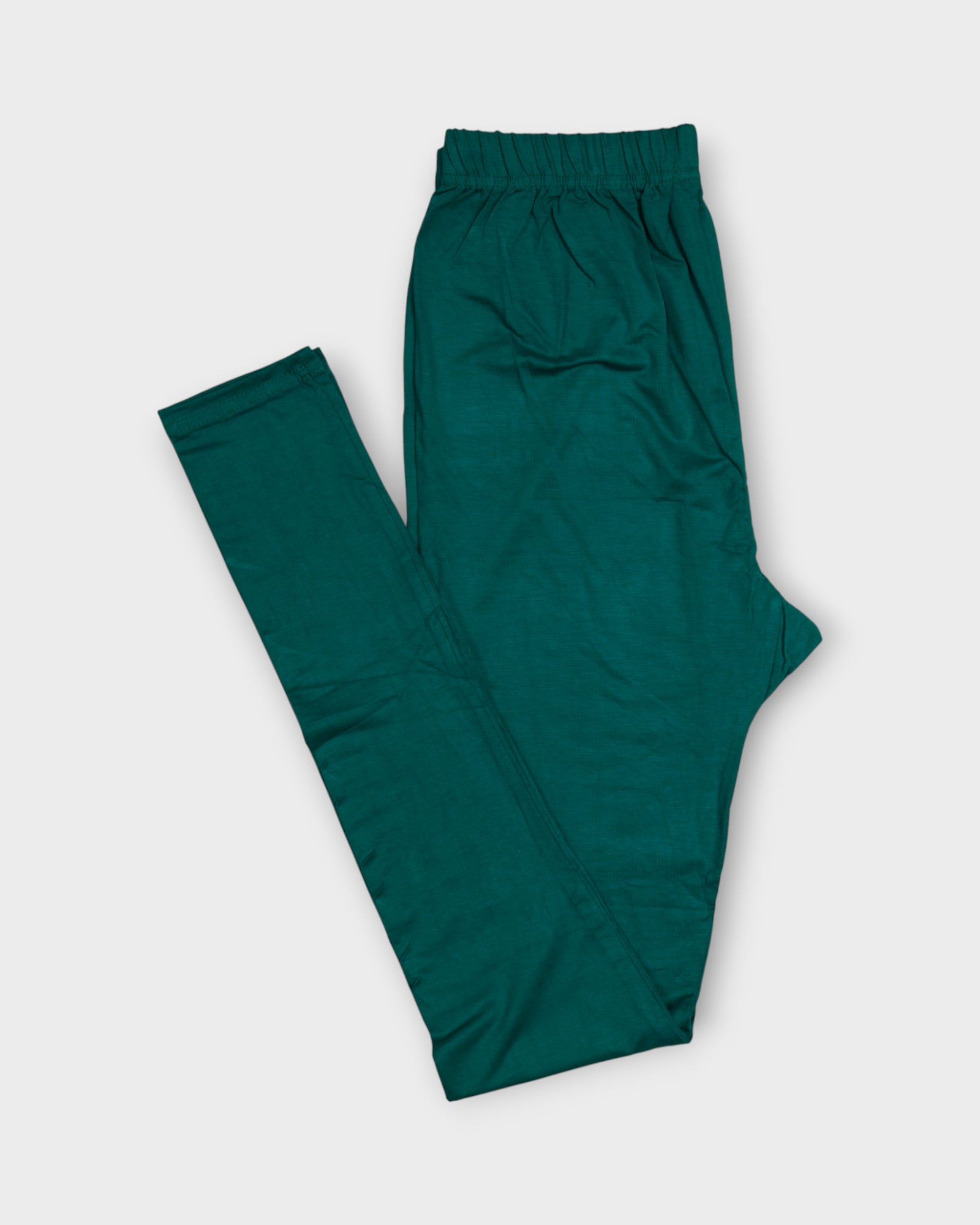 Rama Green Cotton Leggings With Stylish Fit