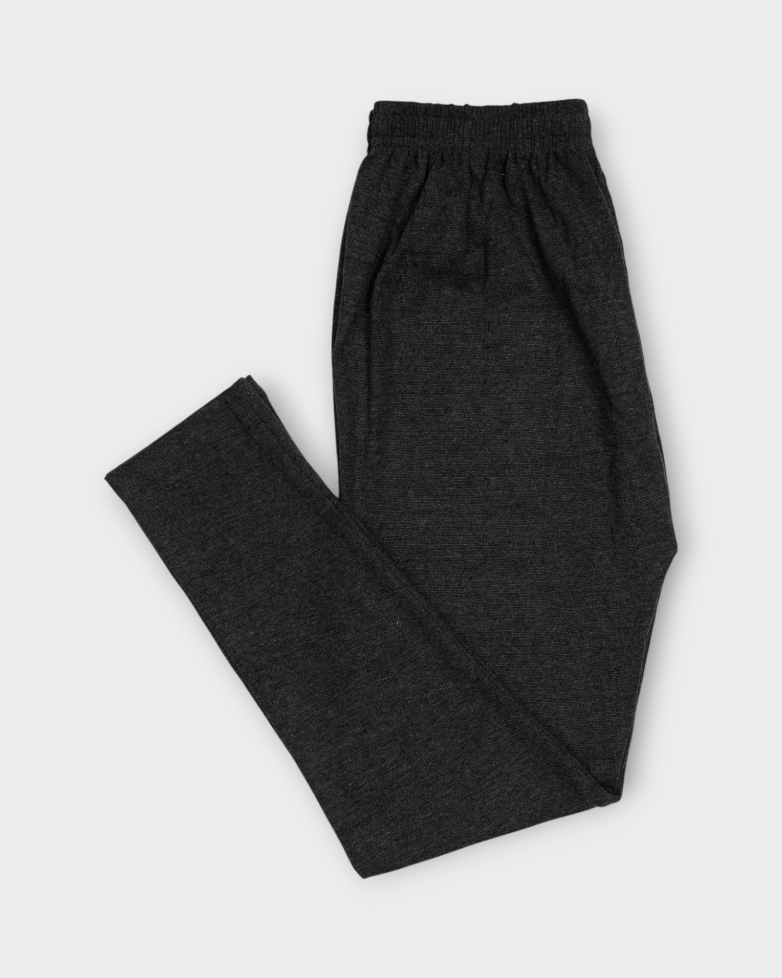 Grey Lycra Cotton Leggings With Ethnic Flair