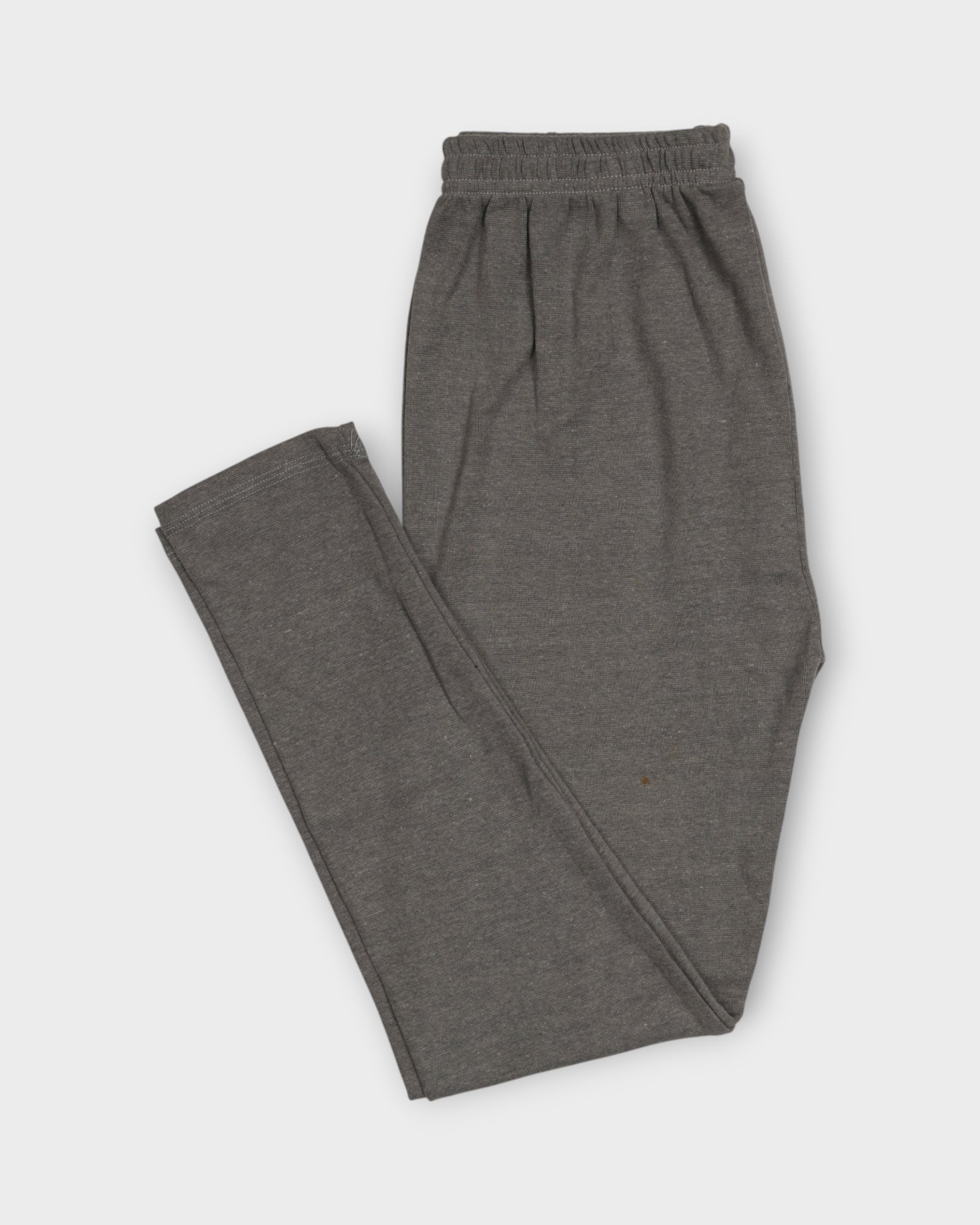 Light Grey Lycra Cotton Ankle Leggings