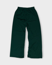 Dark Green Cotton Wide Leg Palazzos