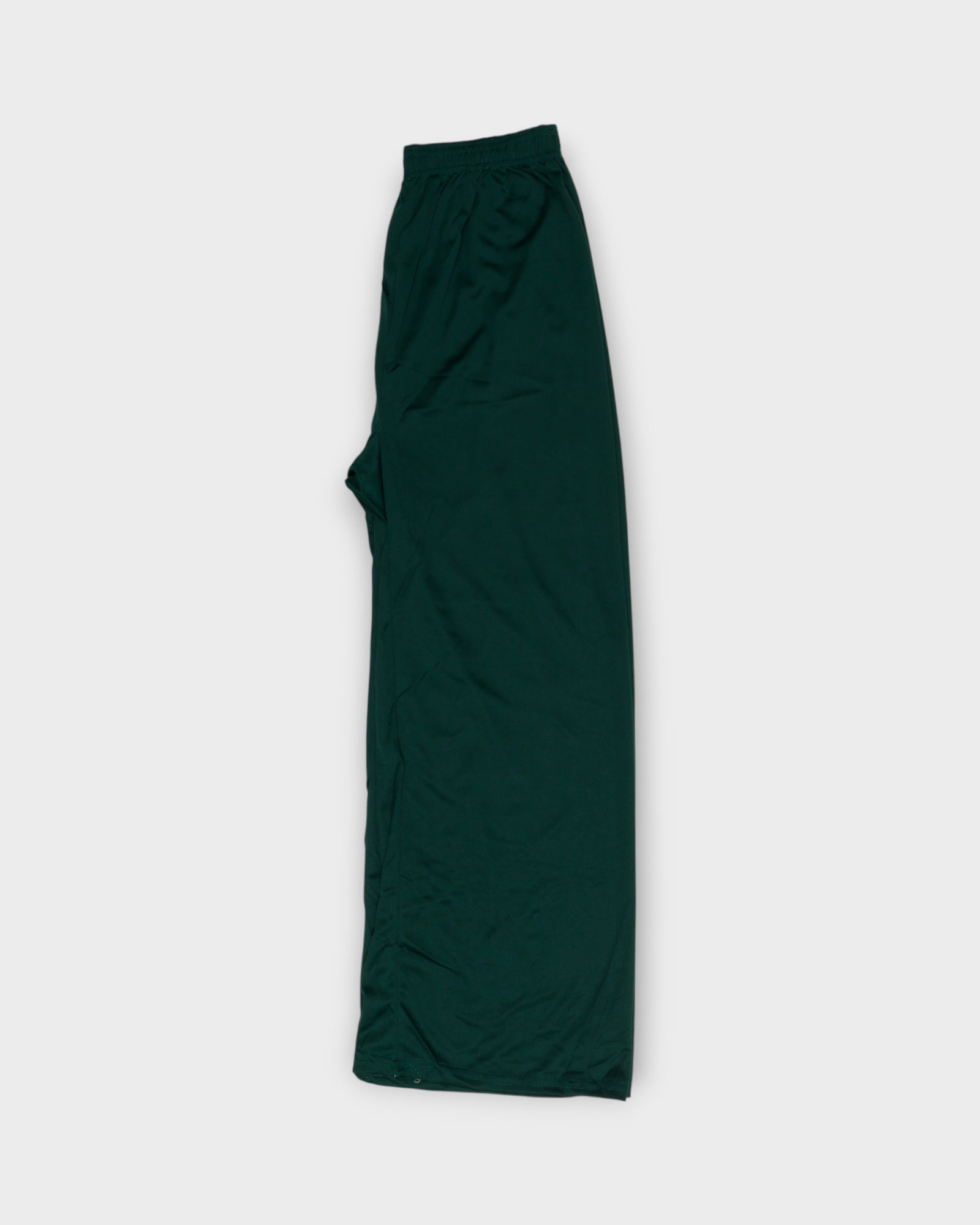 Dark Green Cotton Wide Leg Palazzos
