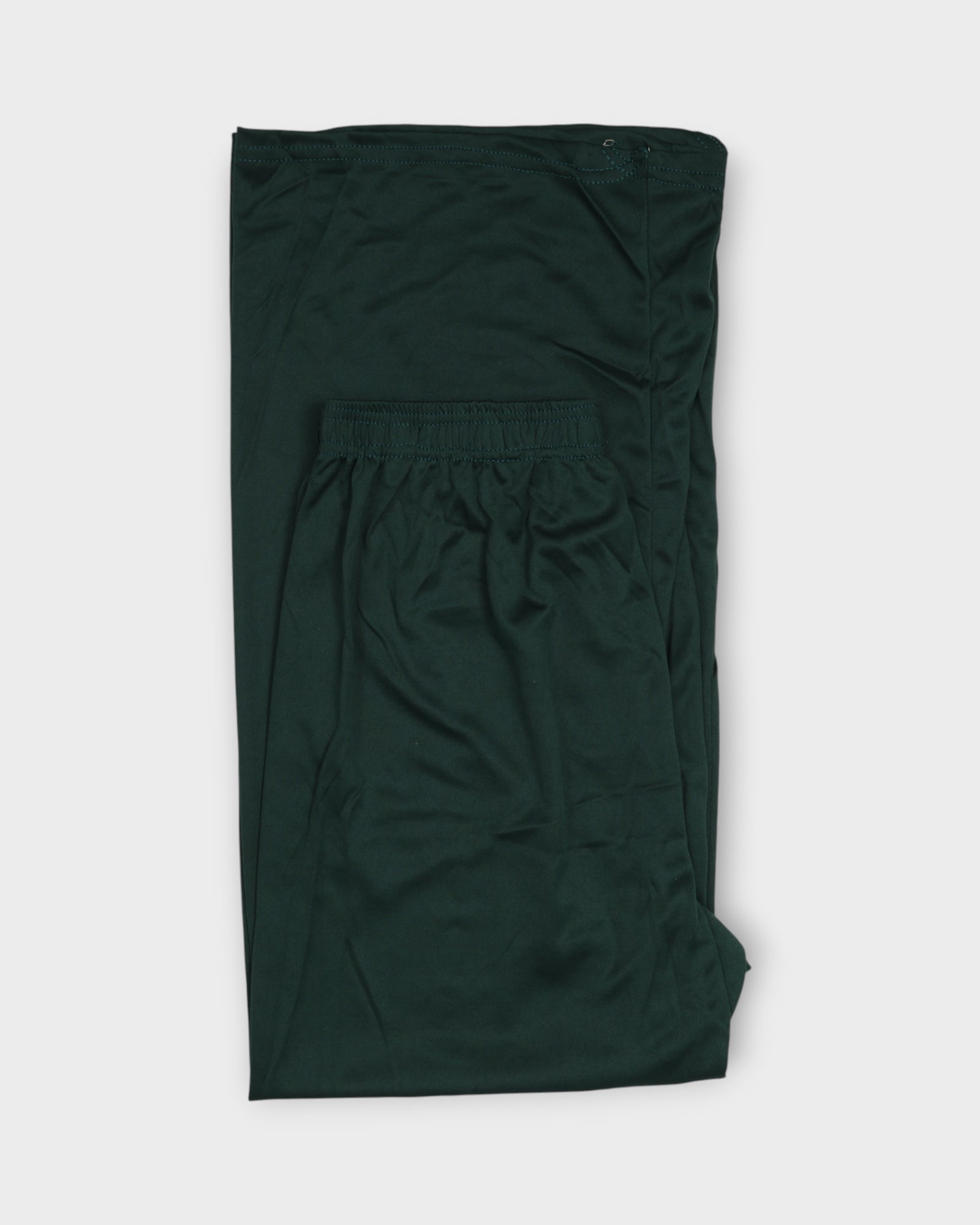 Dark Green Cotton Wide Leg Palazzos